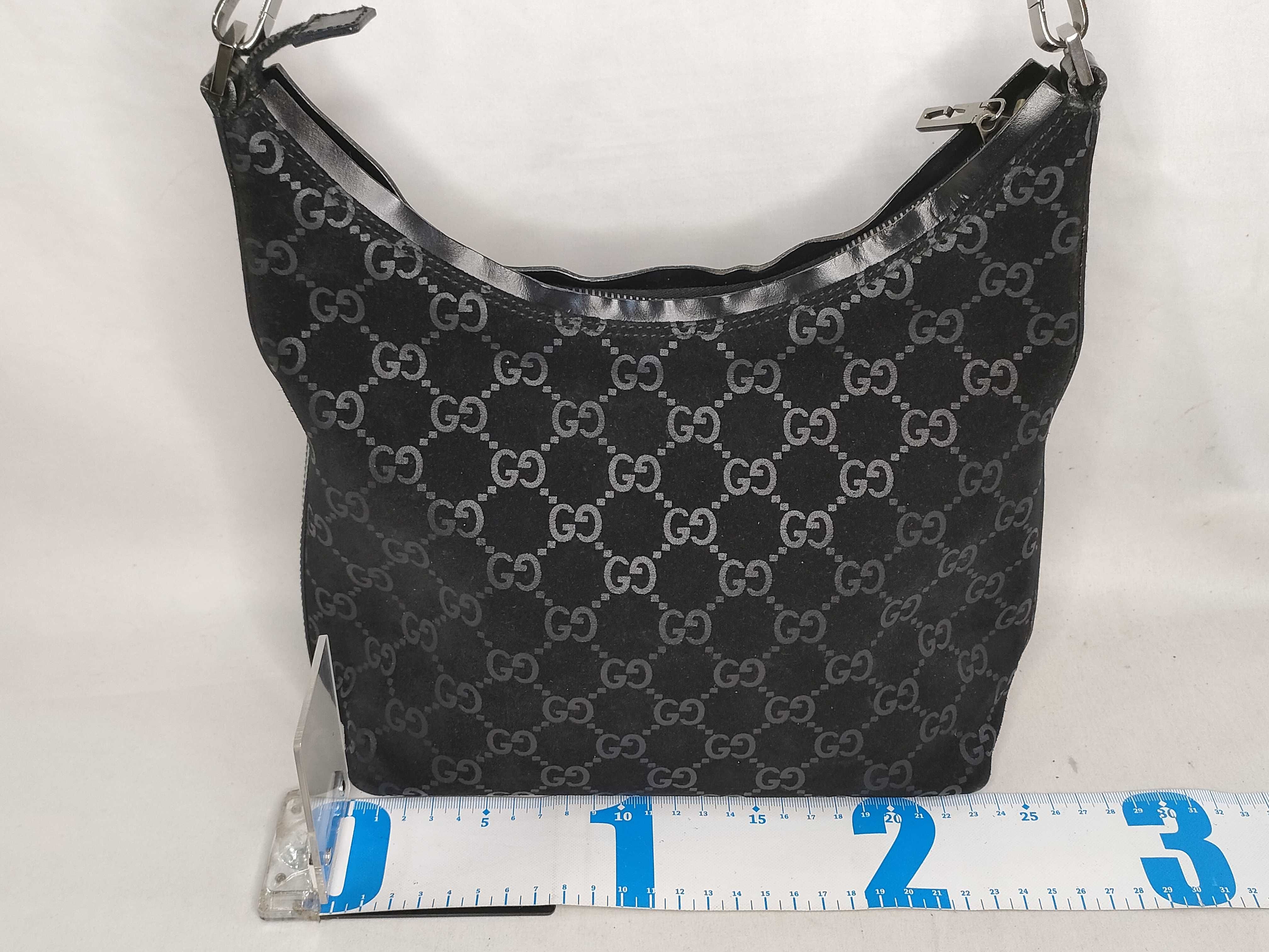 GG Suede One-Shoulder Shoulder Bag — view 2