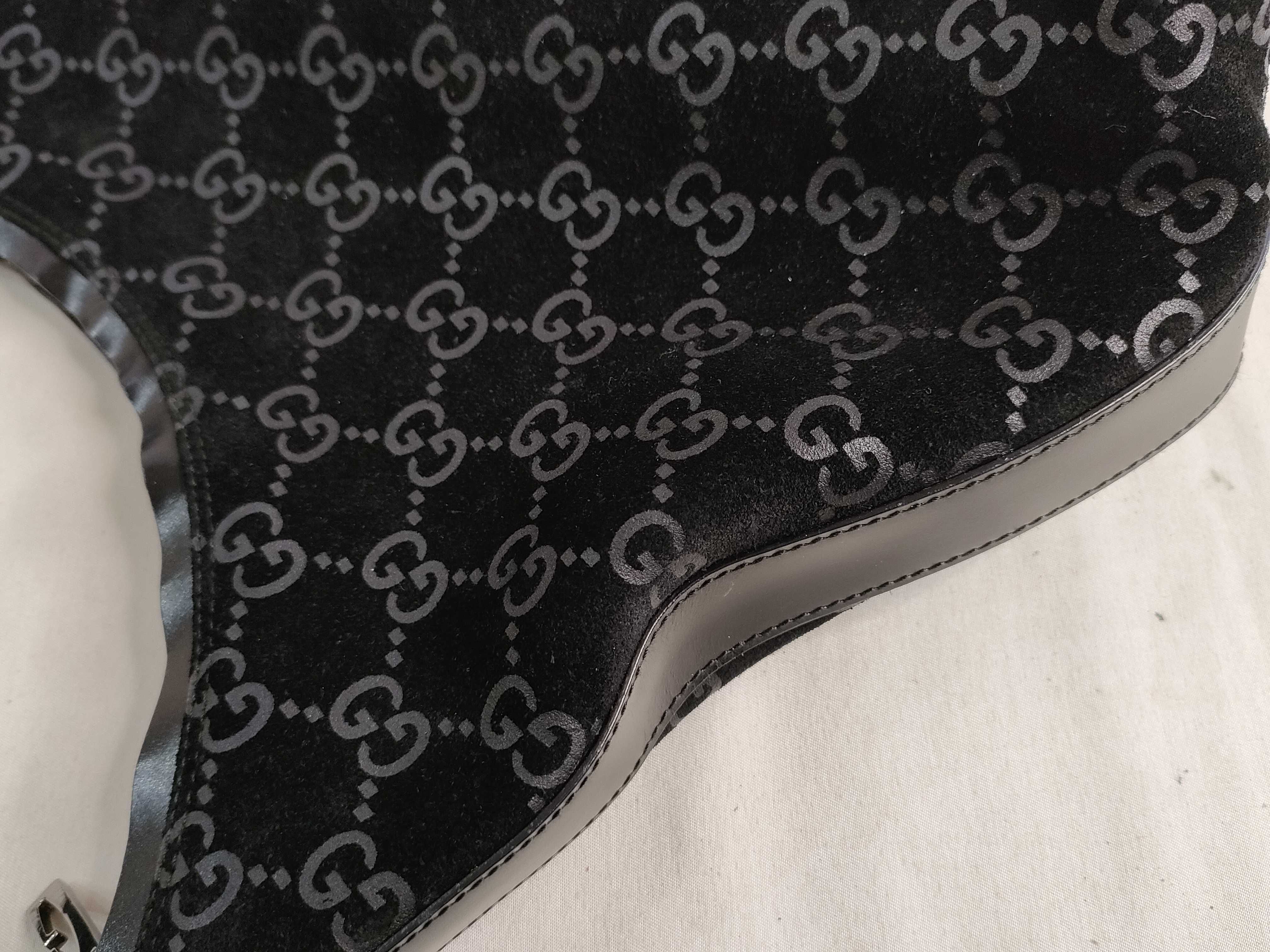 GG Suede One-Shoulder Shoulder Bag — view 15