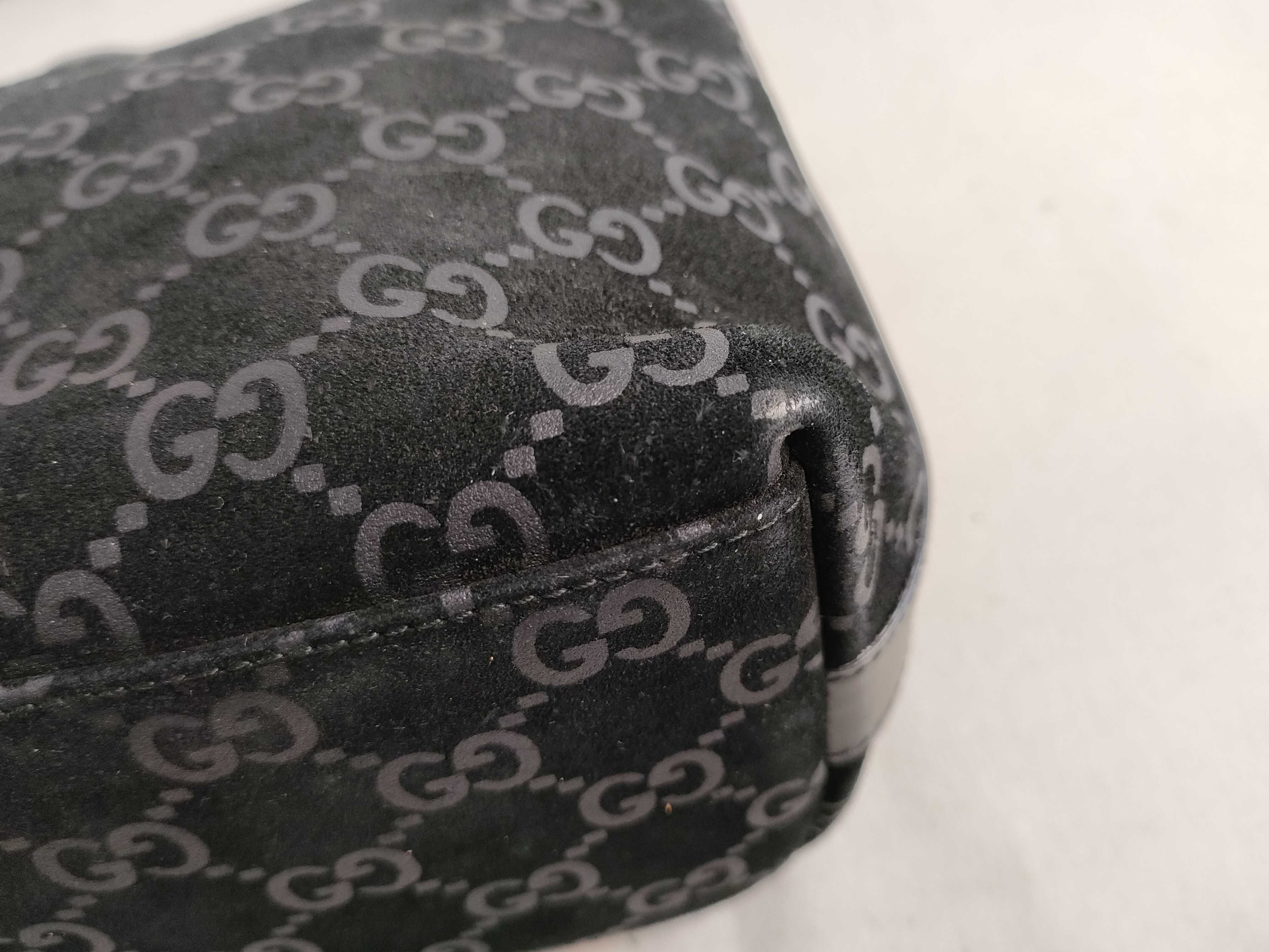 GG Suede One-Shoulder Shoulder Bag — view 6