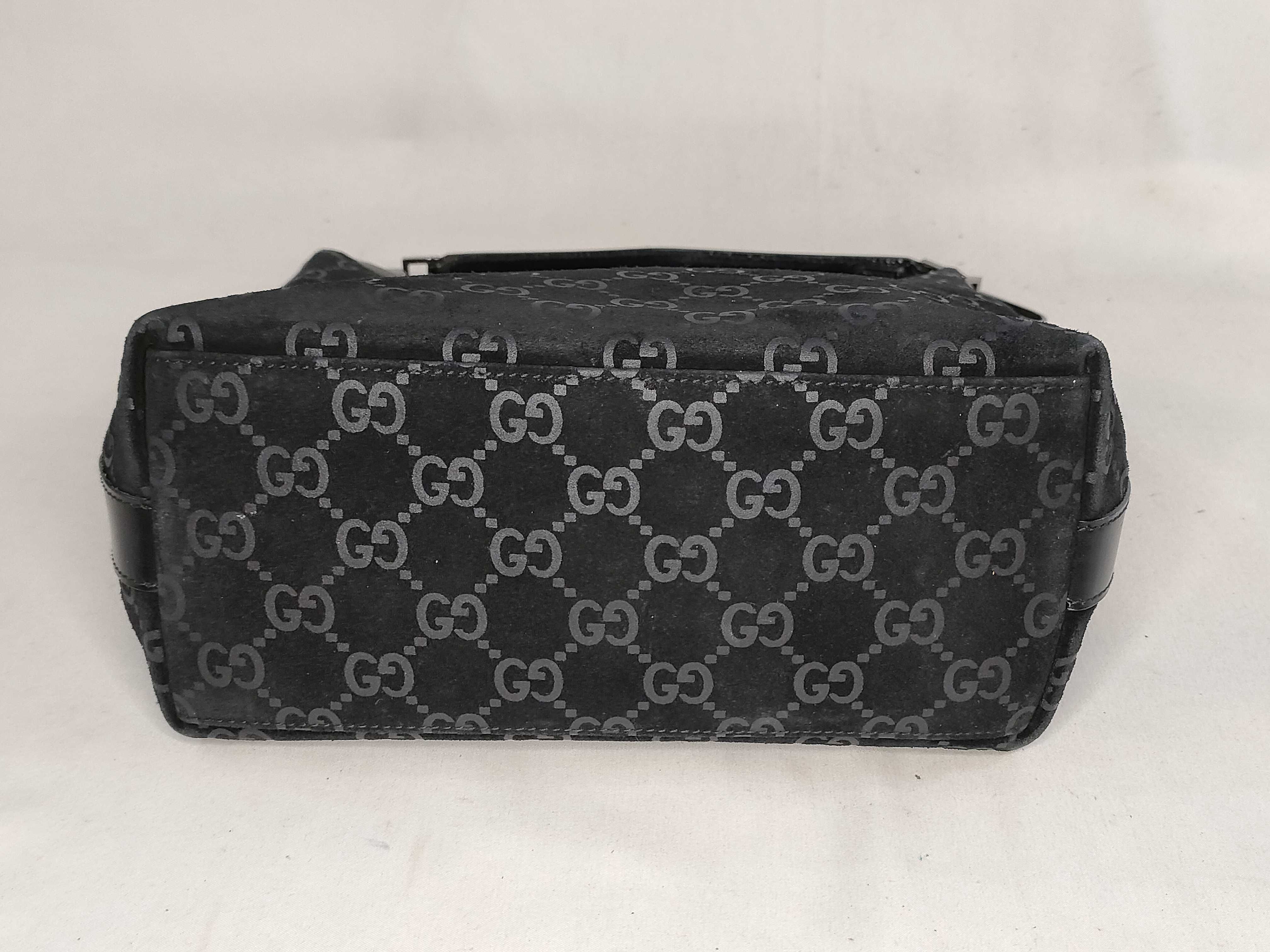 GG Suede One-Shoulder Shoulder Bag — view 7