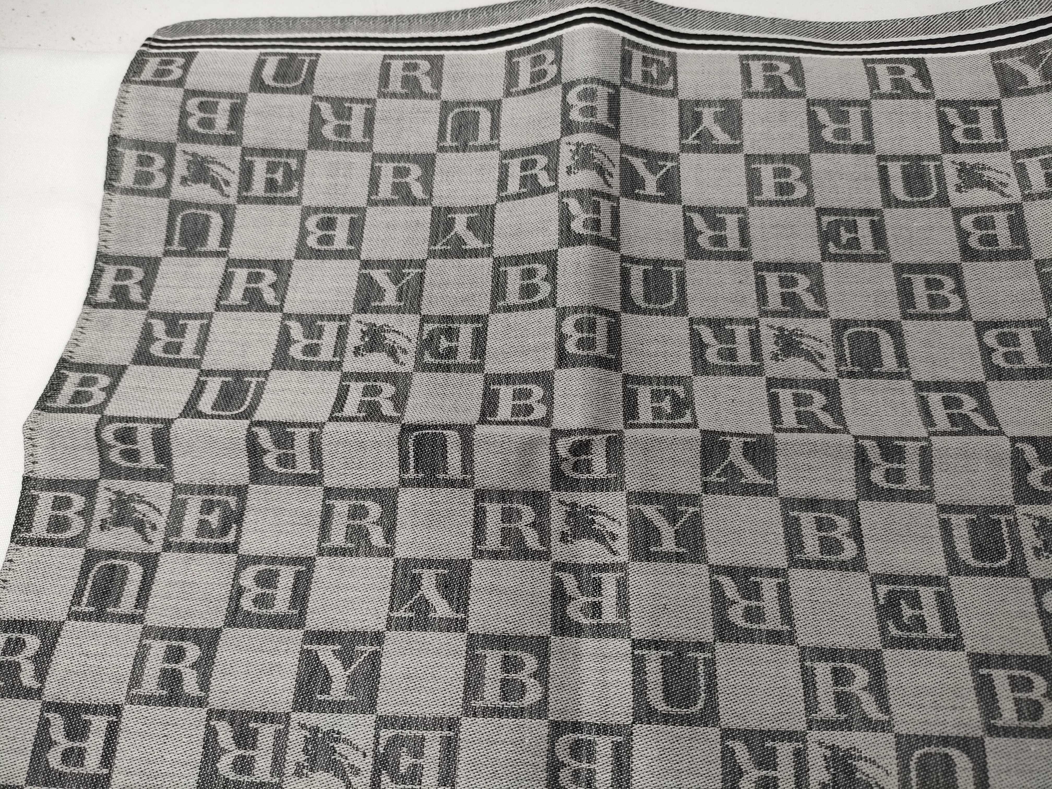 handkerchief/scarf with sticker, all-over logo print, embroidered, gray, other accessories. — view 6
