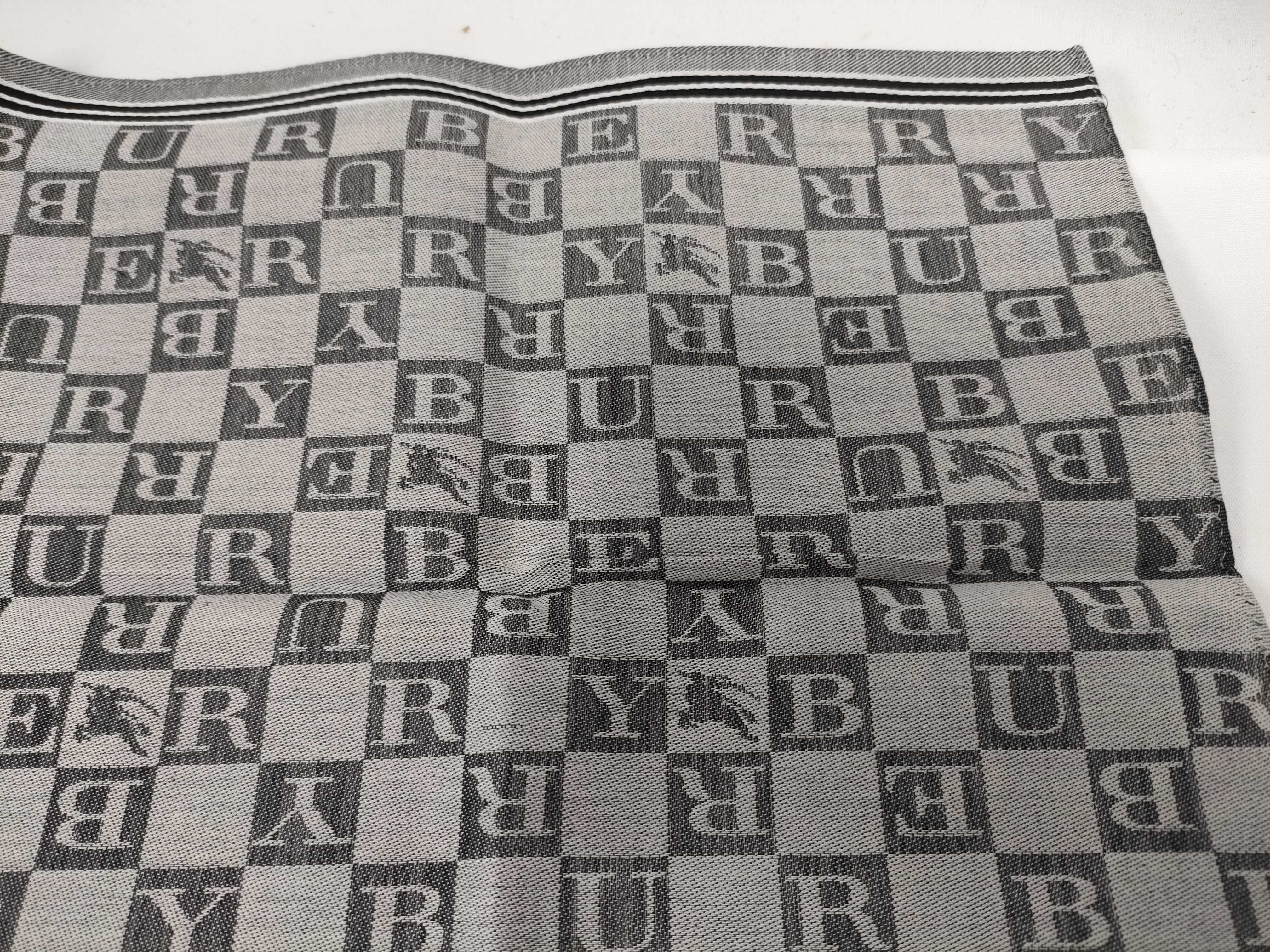 handkerchief/scarf with sticker, all-over logo print, embroidered, gray, other accessories. — view 7