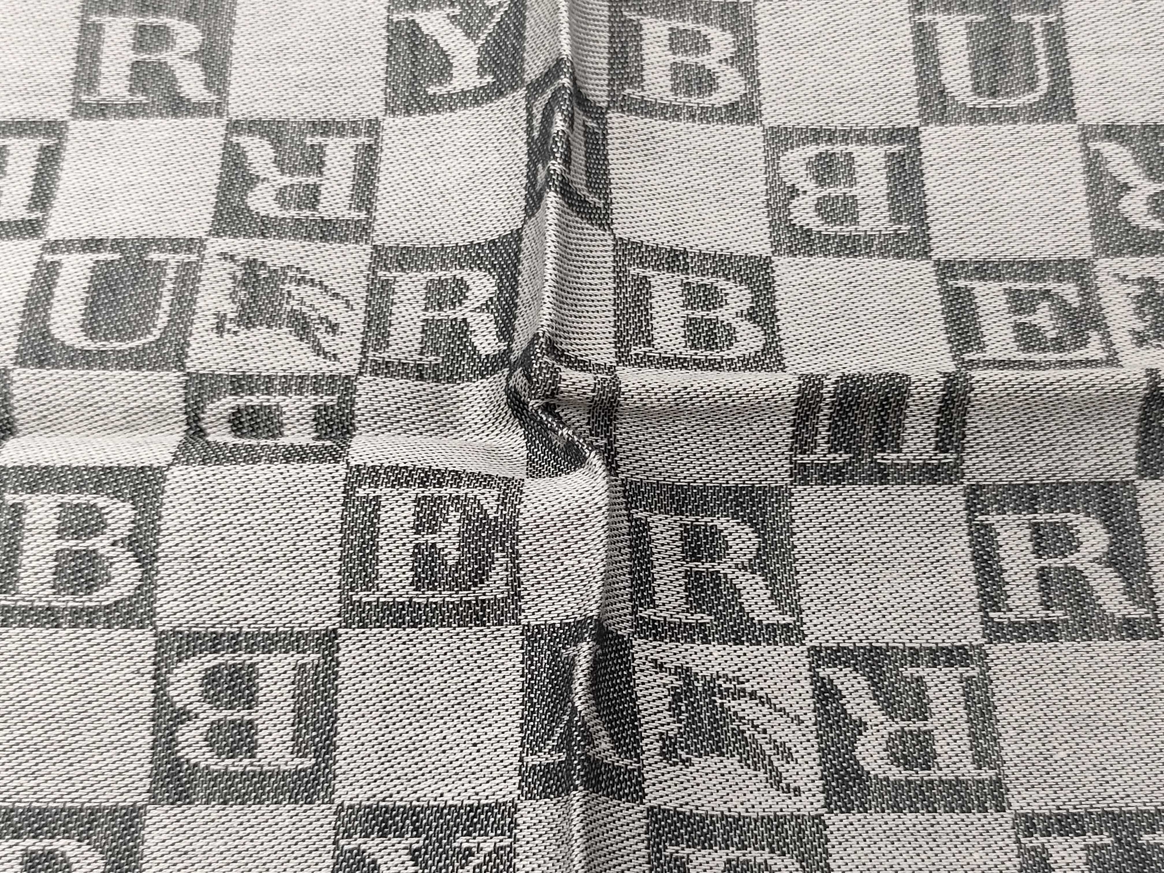 handkerchief/scarf with sticker, all-over logo print, embroidered, gray, other accessories. — view 8