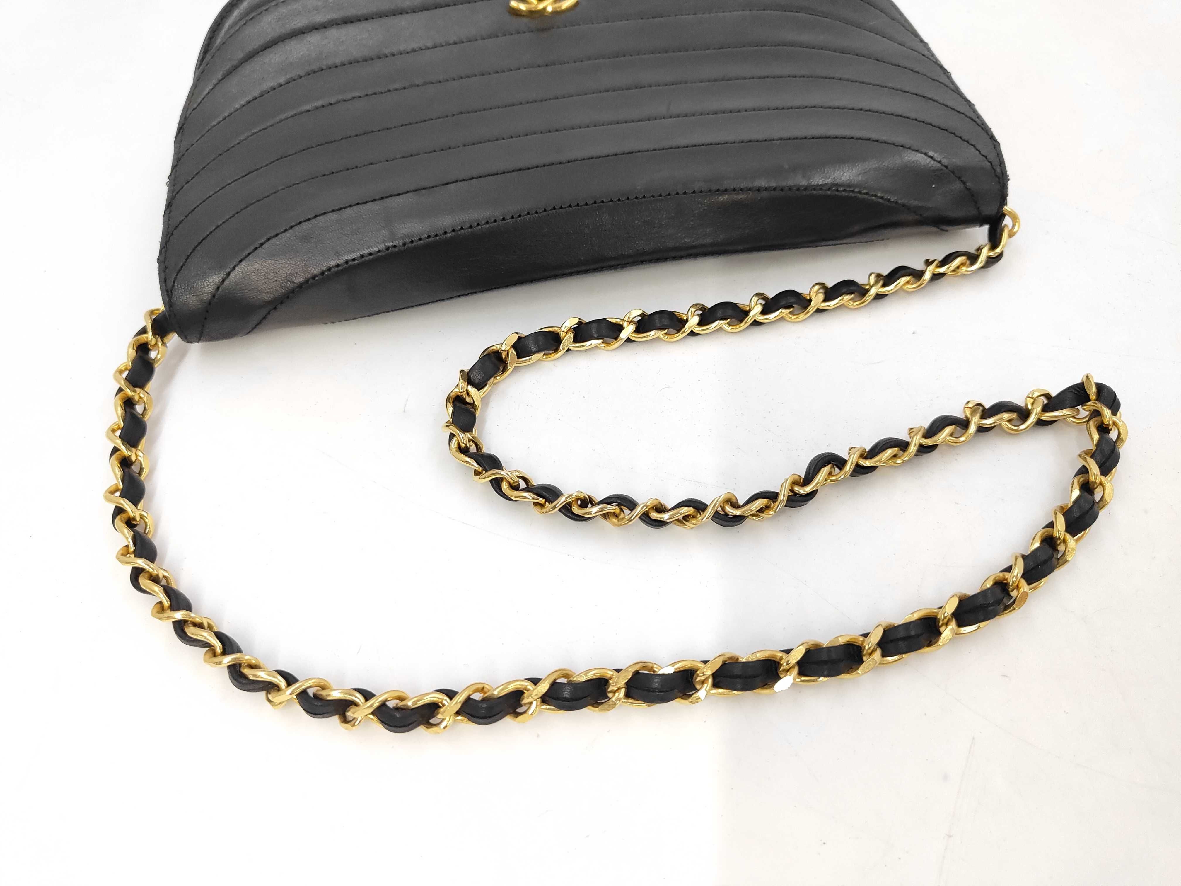 Half Moon Shoulder Bag (Black) — view 5