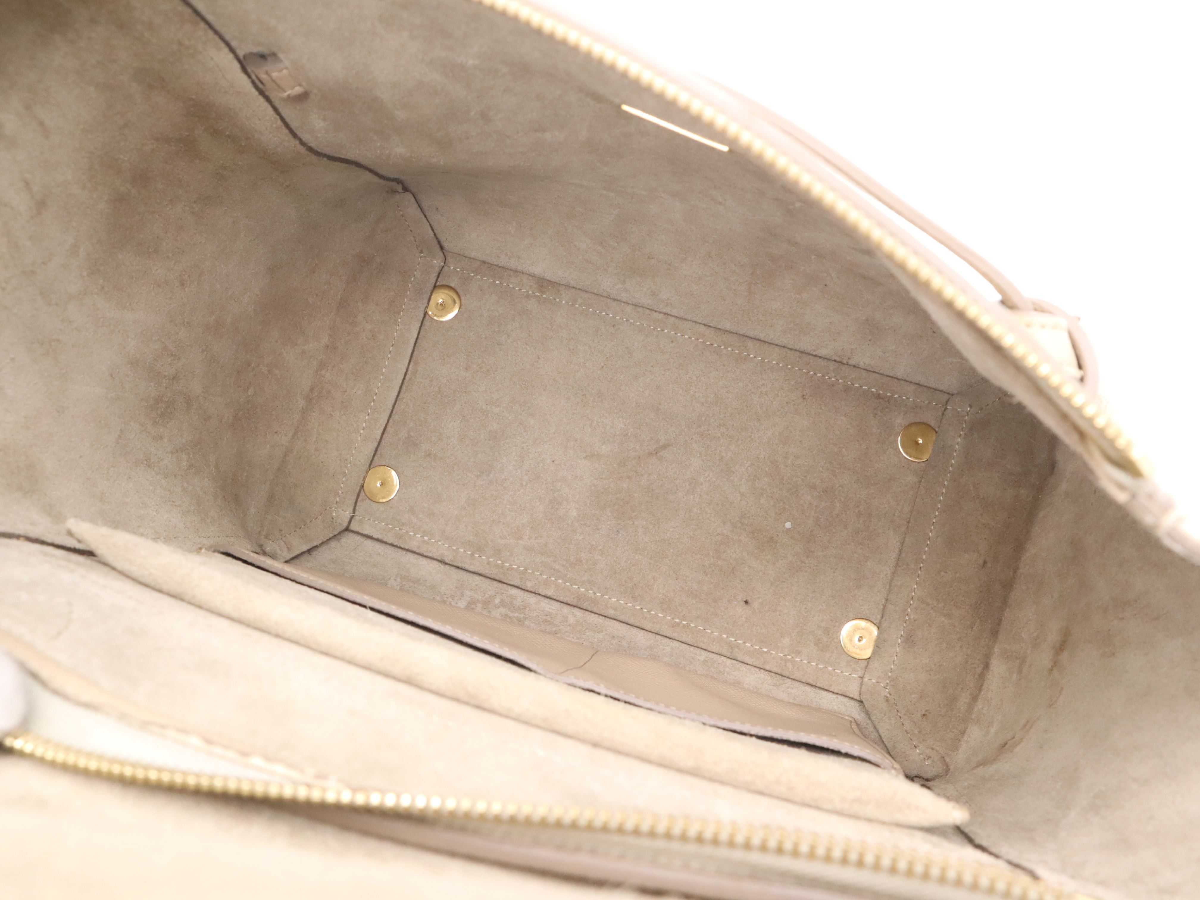 Leather Belt Bag, Beige, with Shoulder Strap, Handbag — view 14