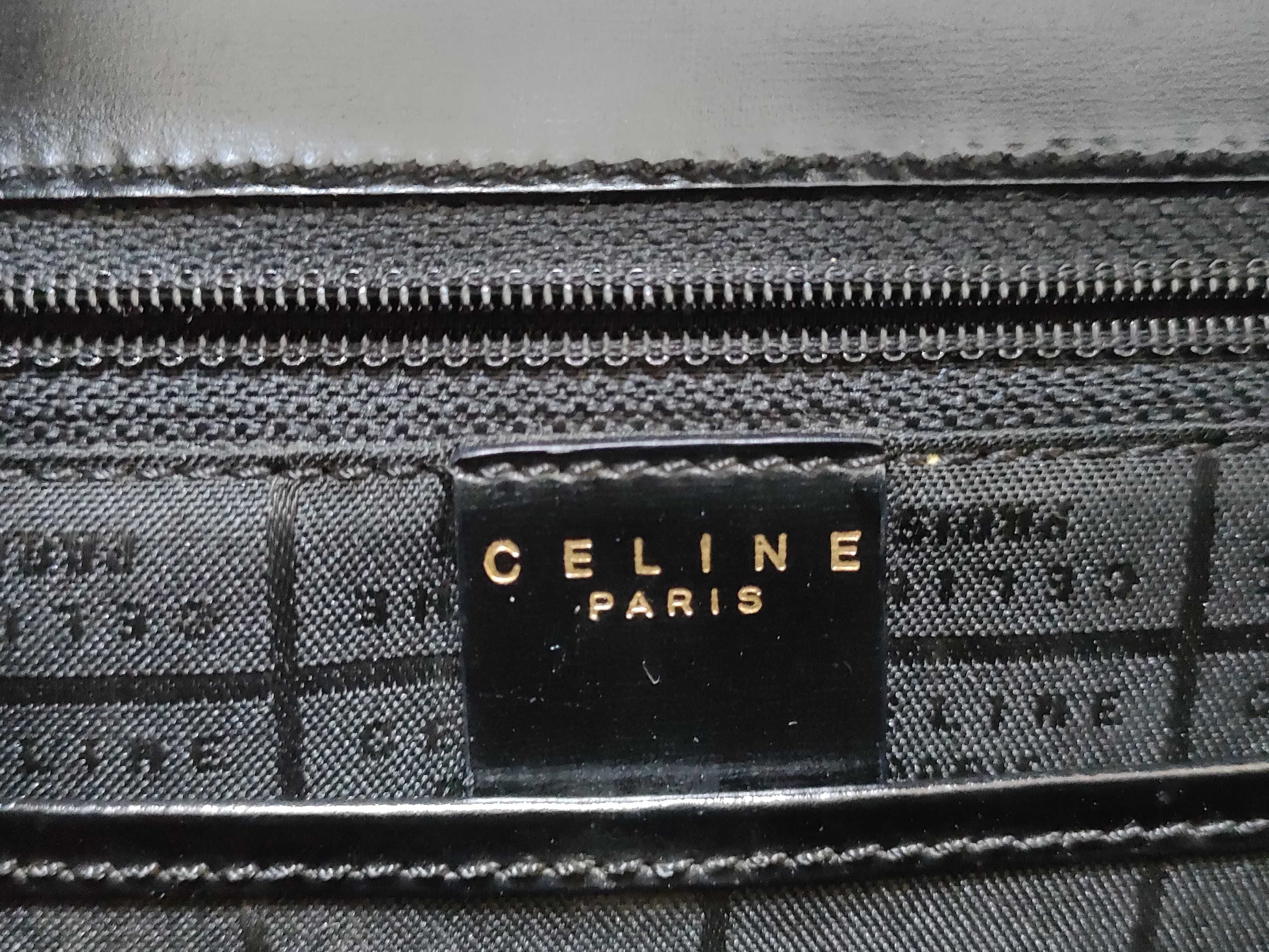 Top Handle Handbag, Black Circle Ring Handbag — view 13