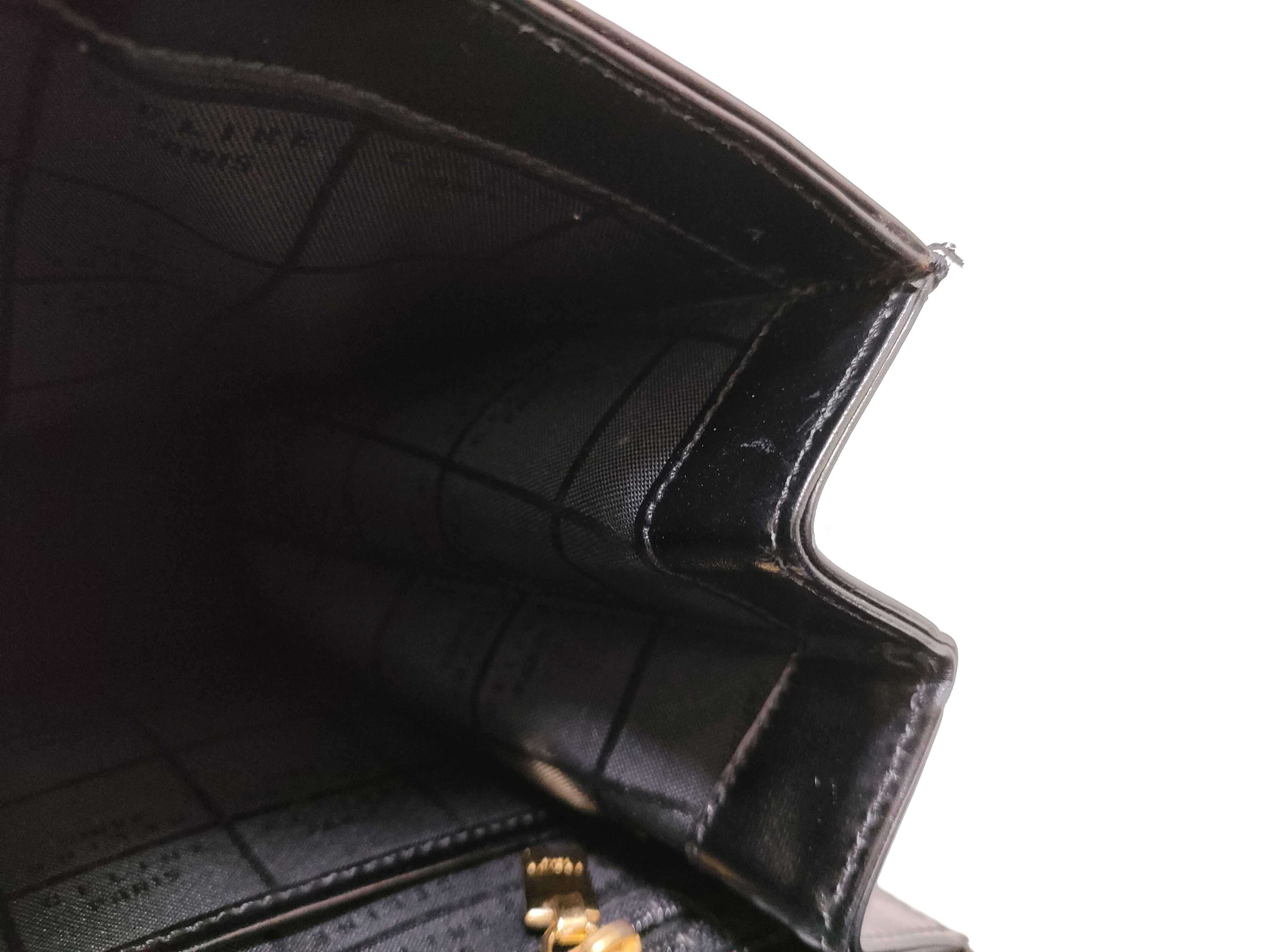 Top Handle Handbag, Black Circle Ring Handbag — view 9