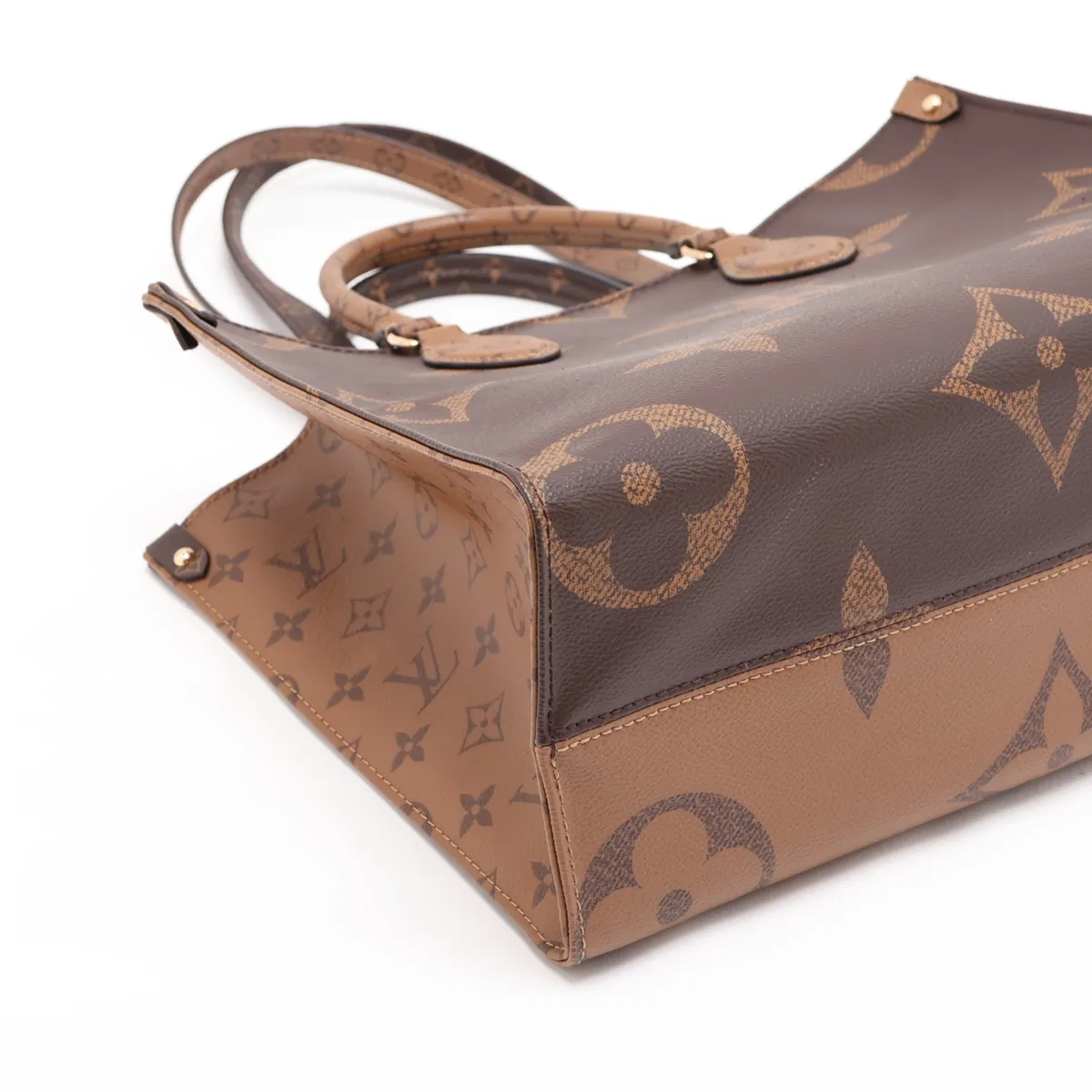 Giant Monogram Reverse OnTheGo MM M45321 FL4199 Brown (RFID detected) — view 4