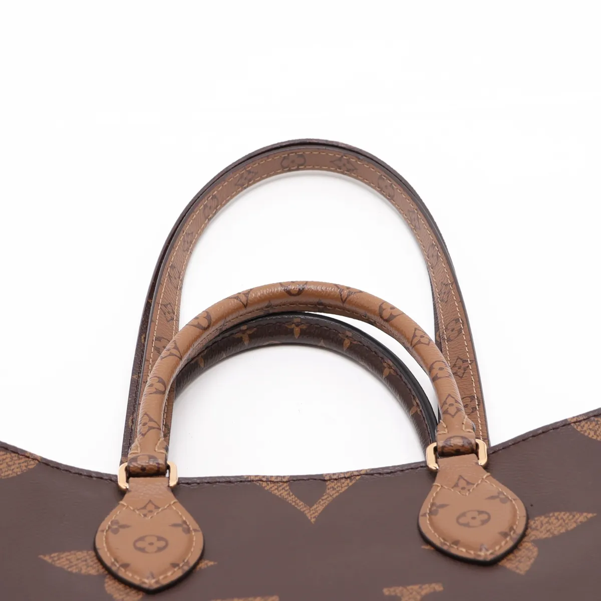 Giant Monogram Reverse OnTheGo MM M45321 FL4199 Brown (RFID detected) — view 6