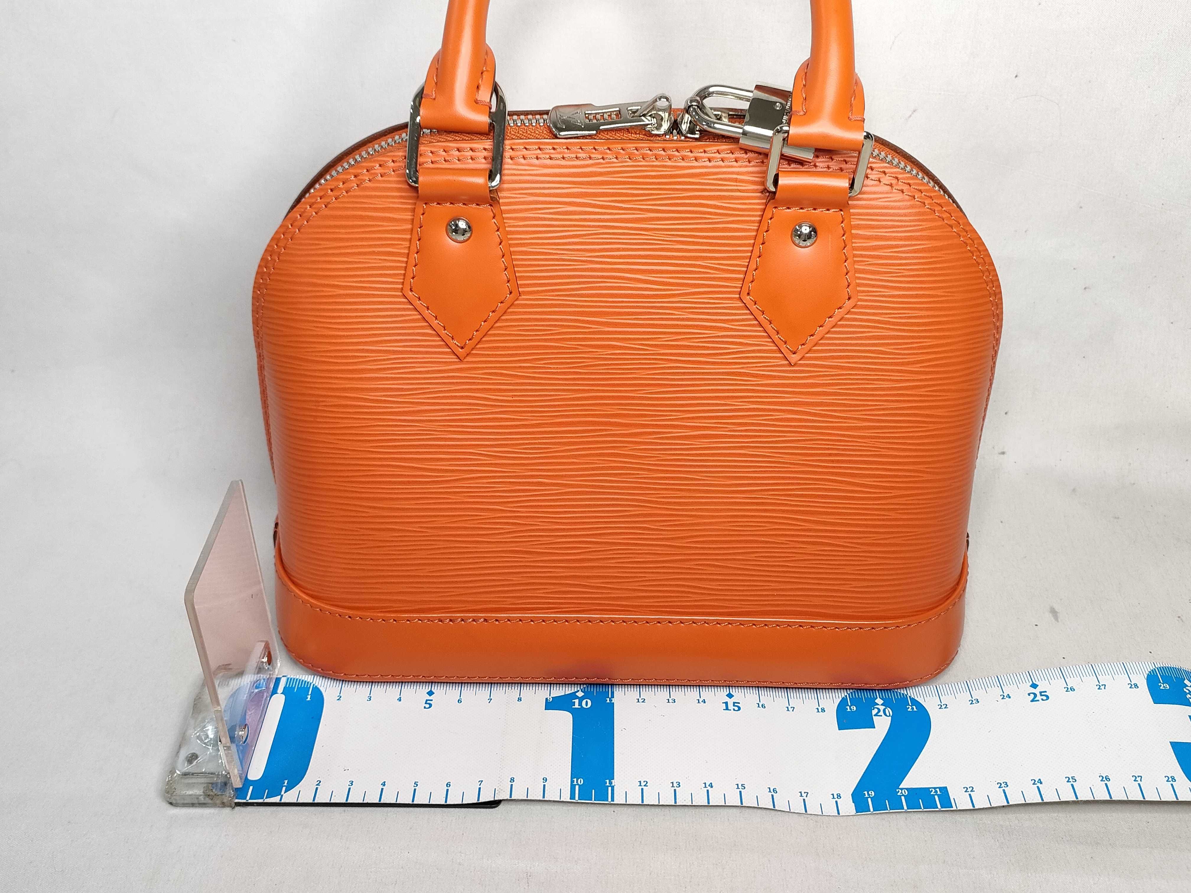 Epi TW- M40854 FL0123 Alma BB Epi Orange 2-way Handbag — view 2