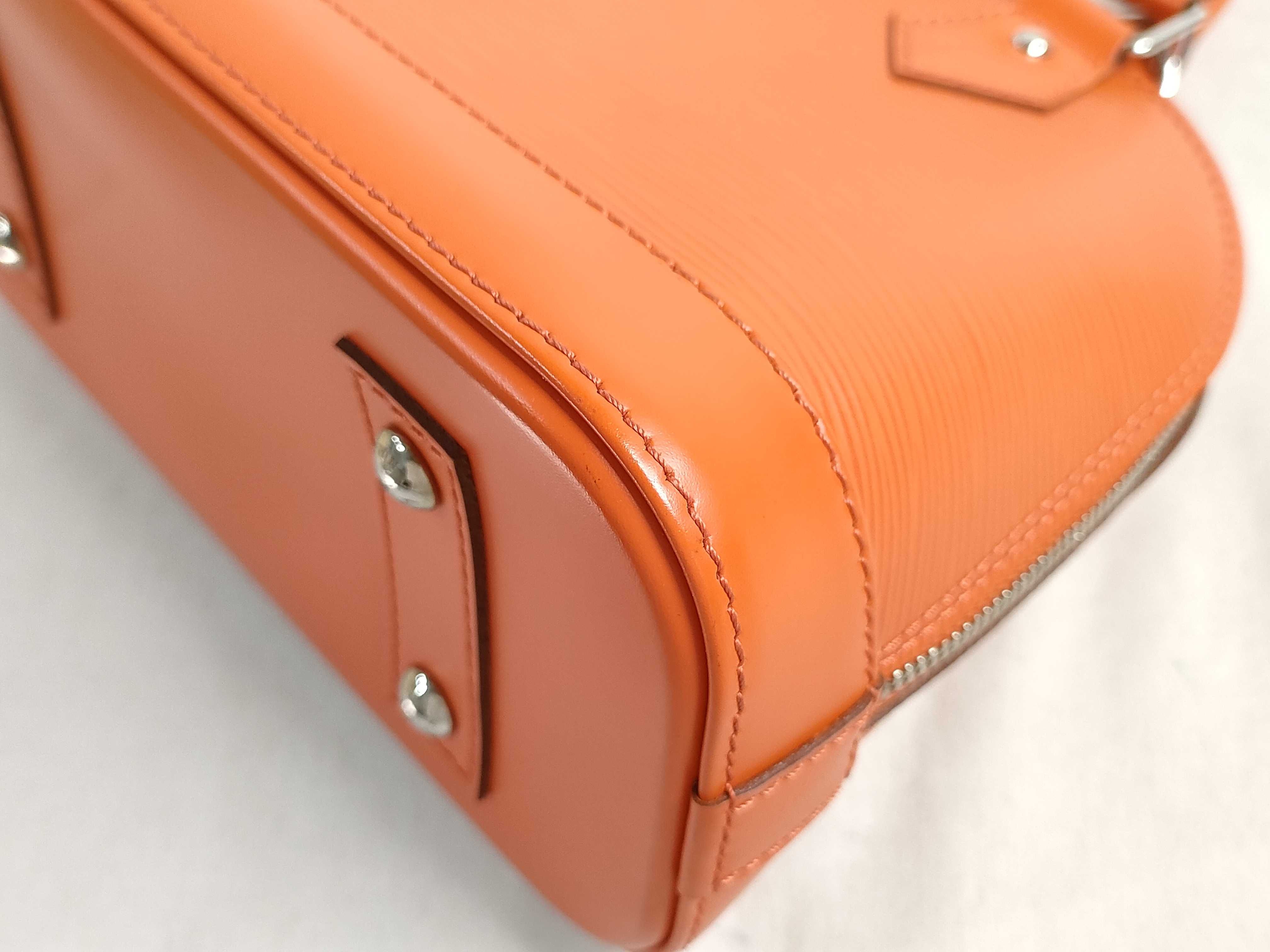 Epi TW- M40854 FL0123 Alma BB Epi Orange 2-way Handbag — view 7