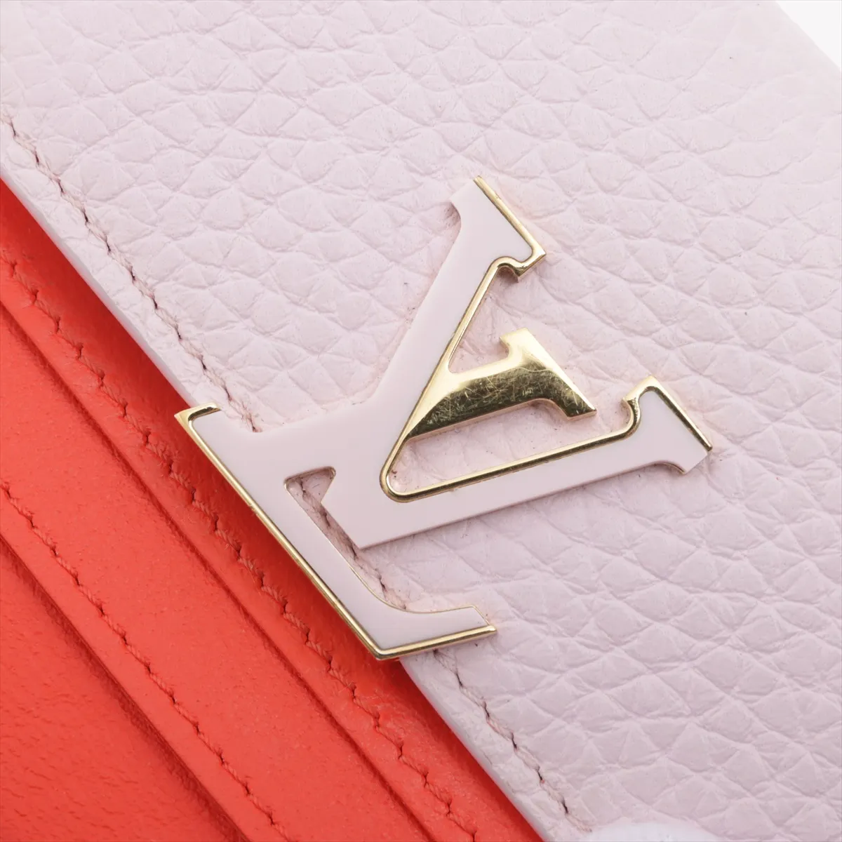 Taurillon Portefeuille Capucines XS M81420 Pink Compact Wallet RFID Reactive — view 10