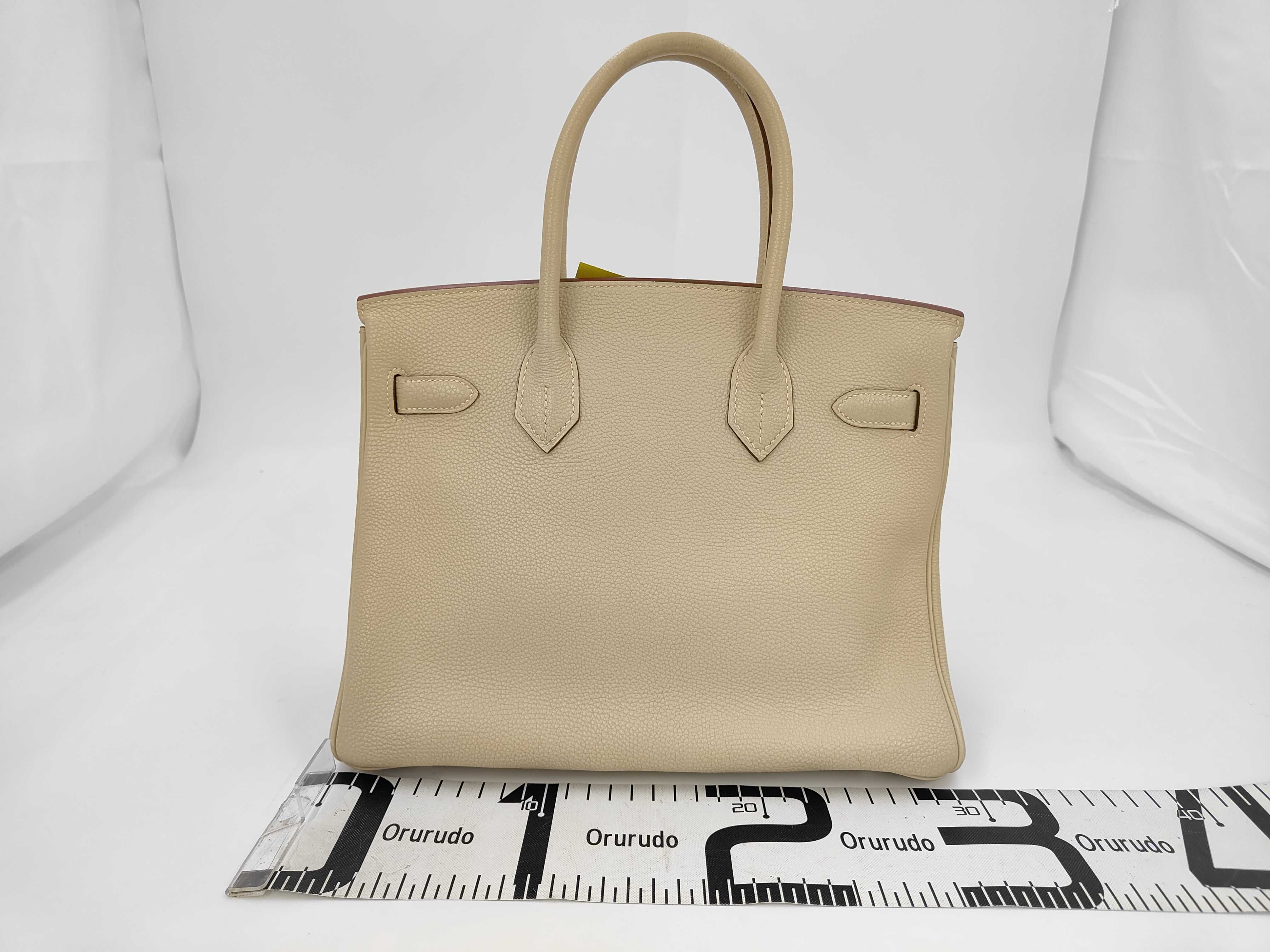 Birkin 30 Togo Parshman Silver Hardware K Handbag — view 2