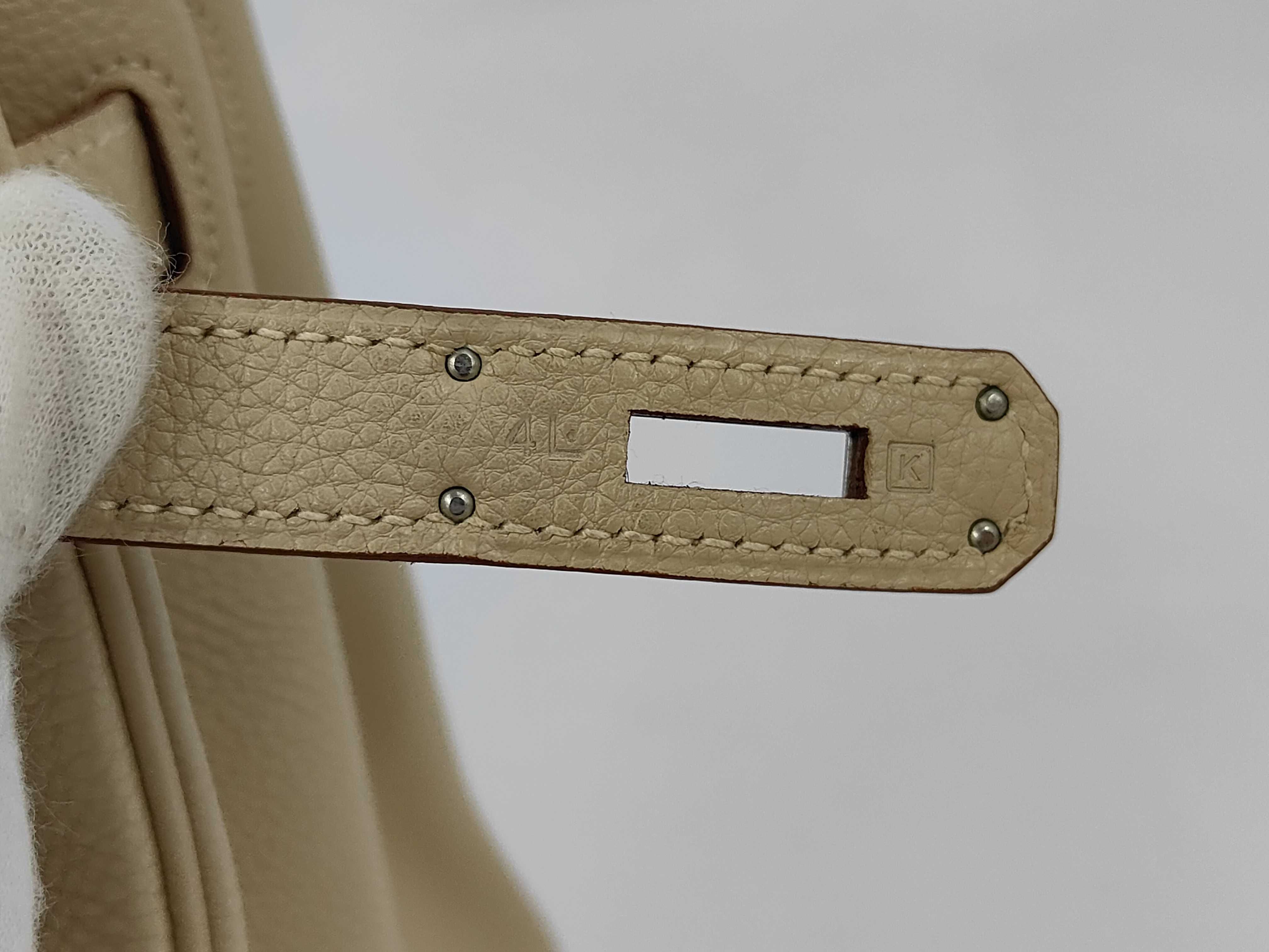 Birkin 30 Togo Parshman Silver Hardware K Handbag — view 12