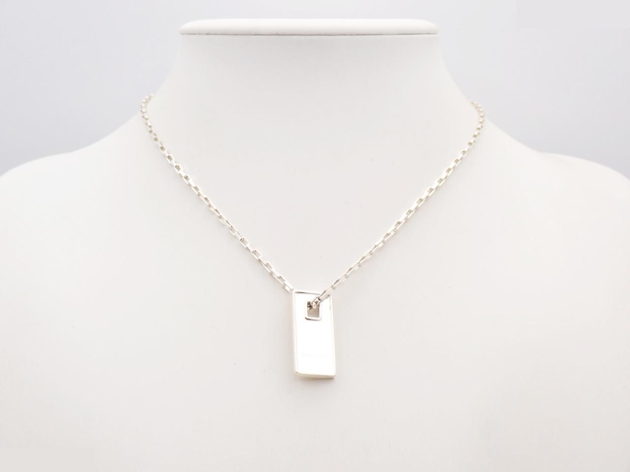 Logo necklace, chain approximately 42cm, 925 sterling silver, 13.0g — view 3