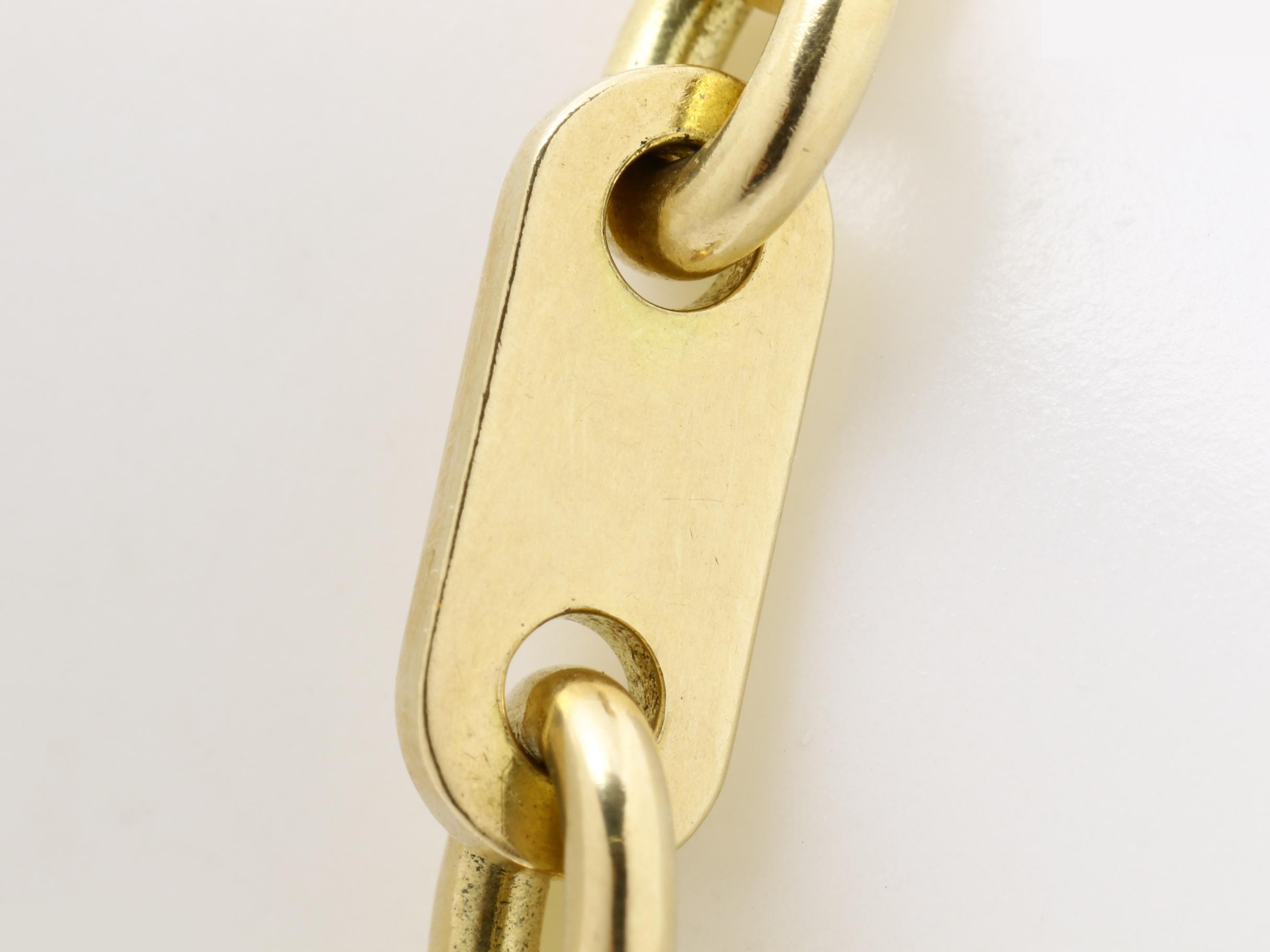 Chain Bracelet, 18K Yellow Gold, 21.8g — view 2