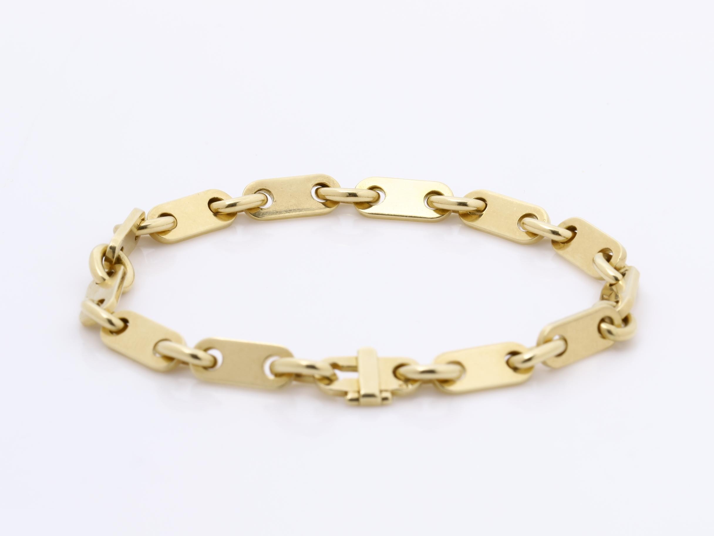 Chain Bracelet, 18K Yellow Gold, 21.8g — view 4