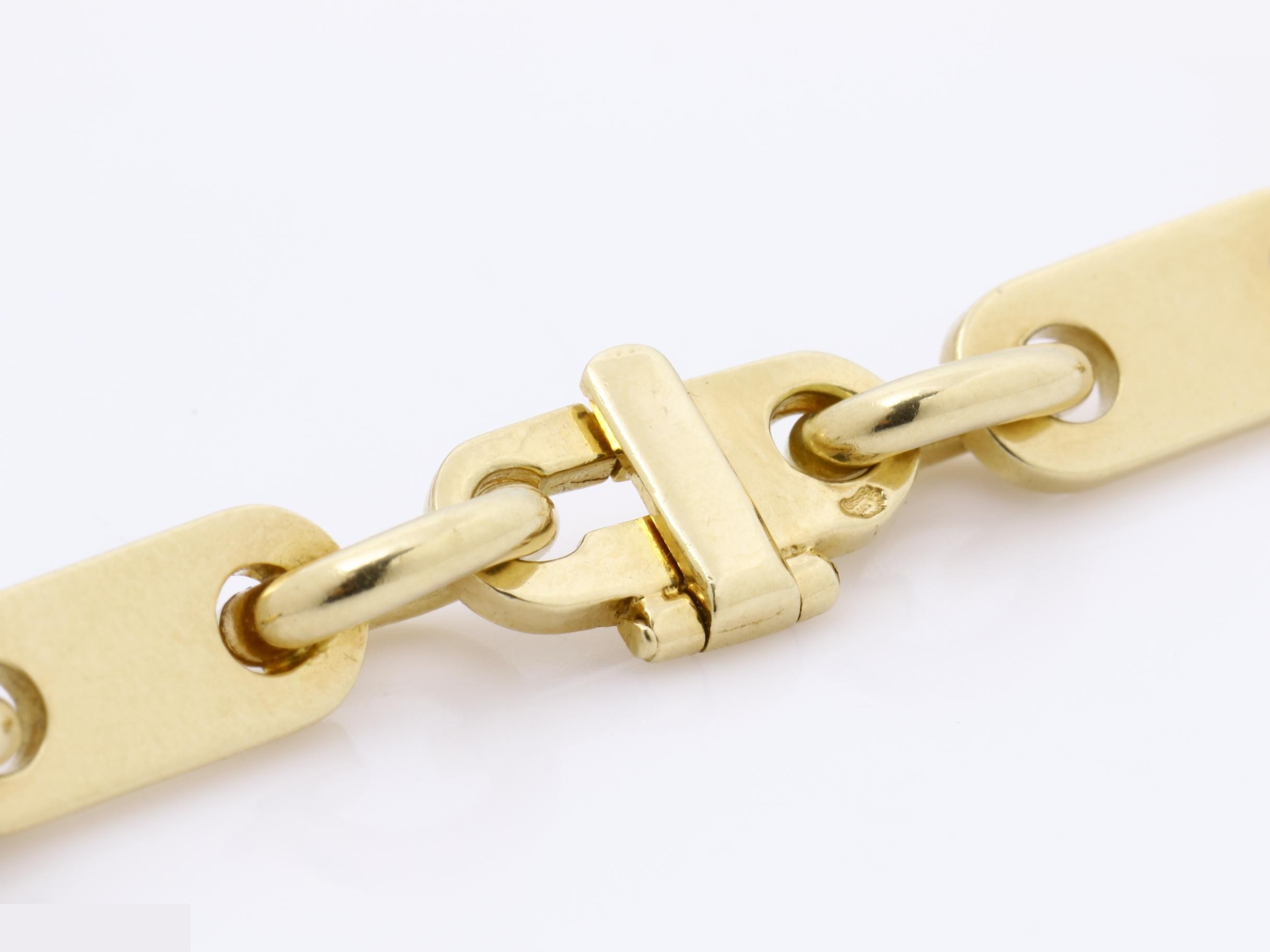 Chain Bracelet, 18K Yellow Gold, 21.8g — view 5