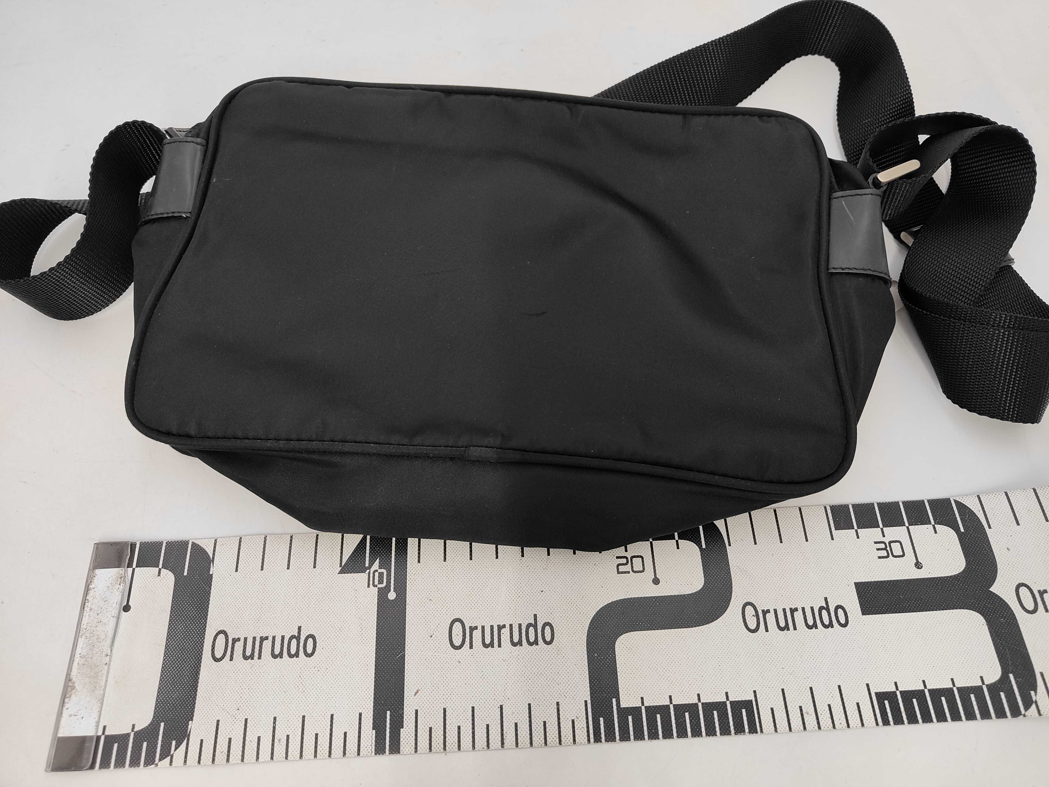 Nylon x Leather Shoulder Bag — view 2