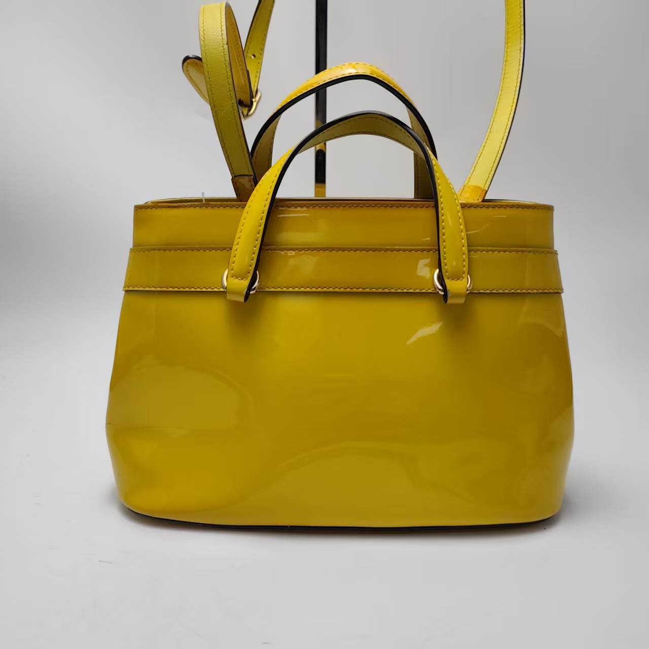 【*Shipped from: China*】GUCCI Horsebit Patent Leather Shoulder Bag 371925 — view 2
