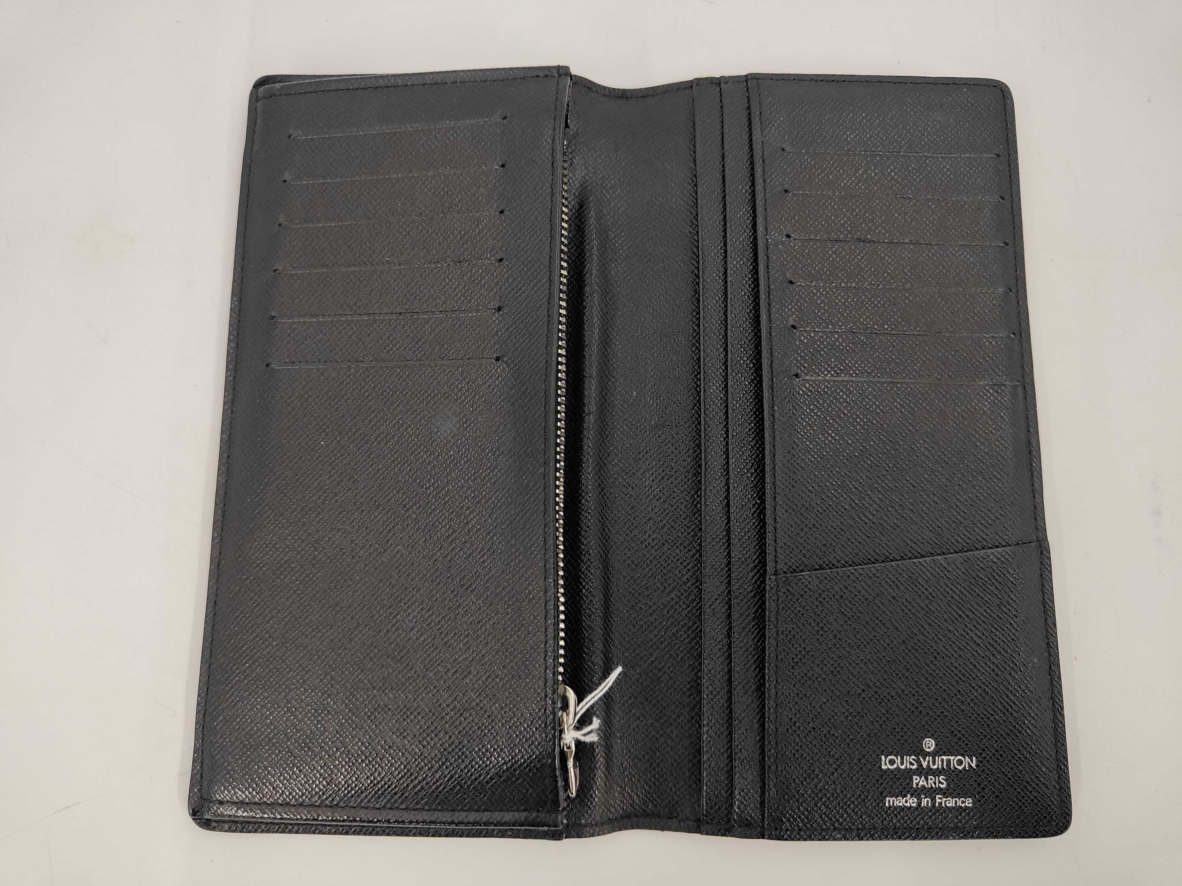 Damier Graphite M62665 Portefeuille Brazza Wallet Damier Black Wallet — view 3