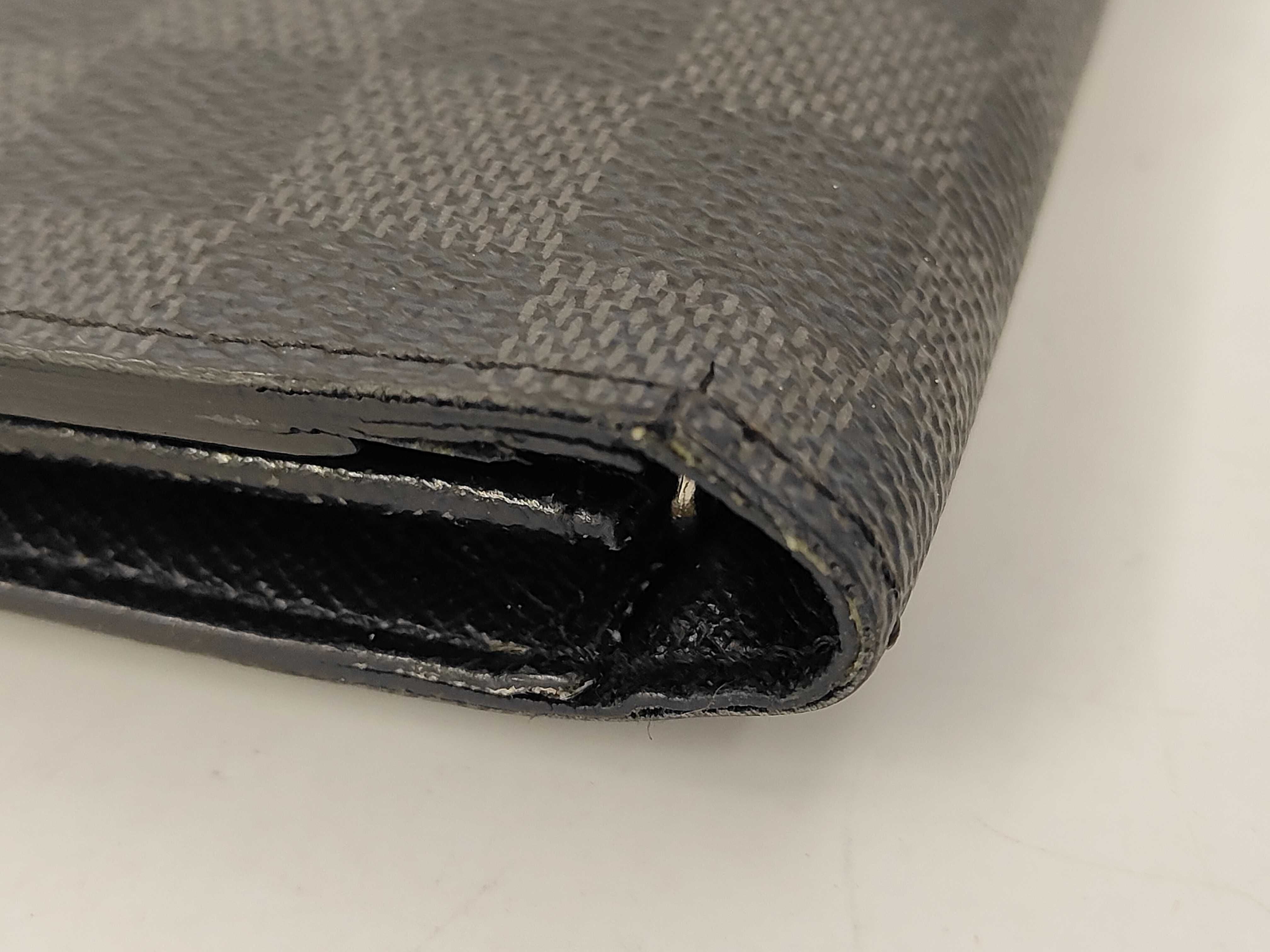 Damier Graphite M62665 Portefeuille Brazza Wallet Damier Black Wallet — view 7