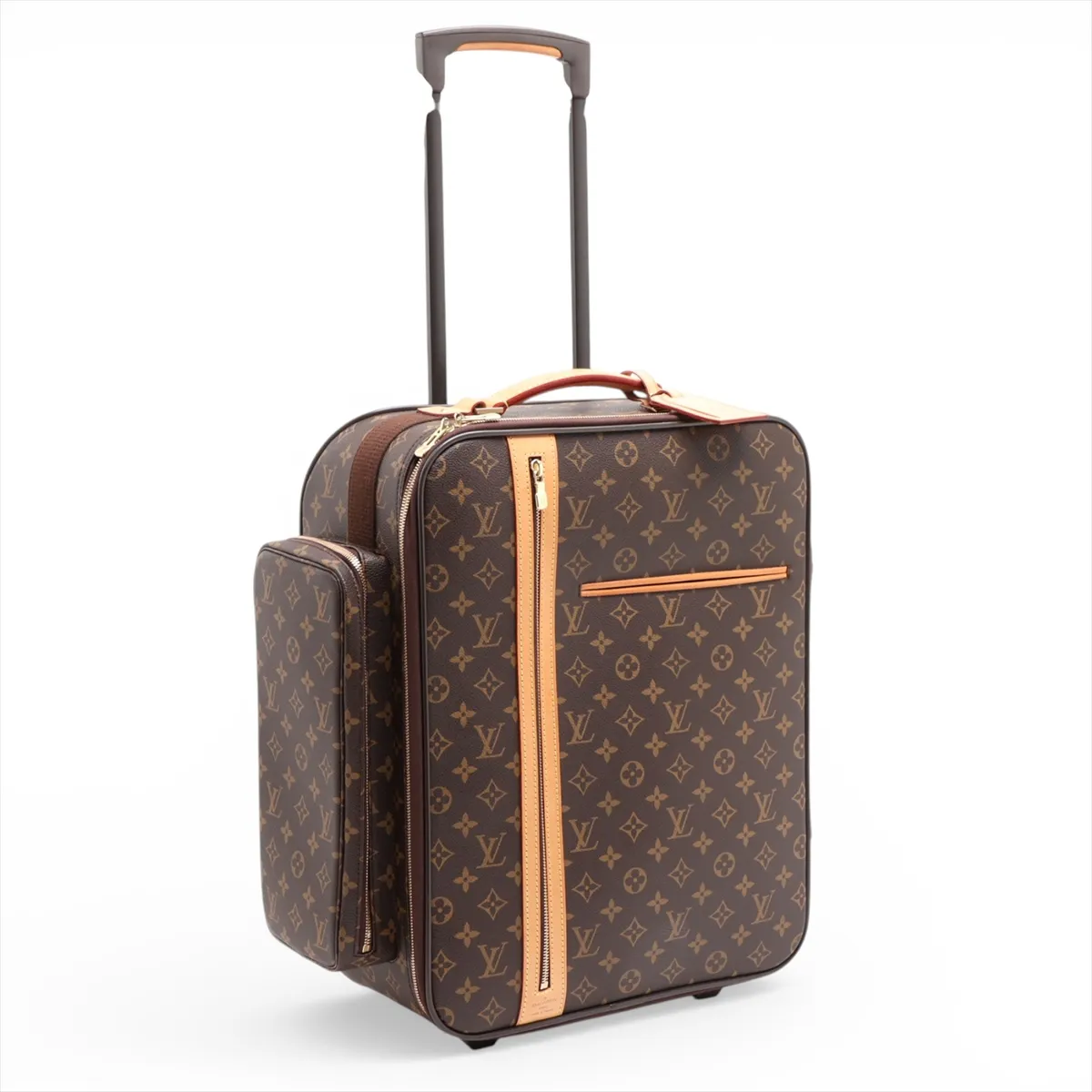 [Individually packaged] Louis Vuitton Monogram Trolley 50 Bosphore M23259 MB1016 Brown with initials — view 11