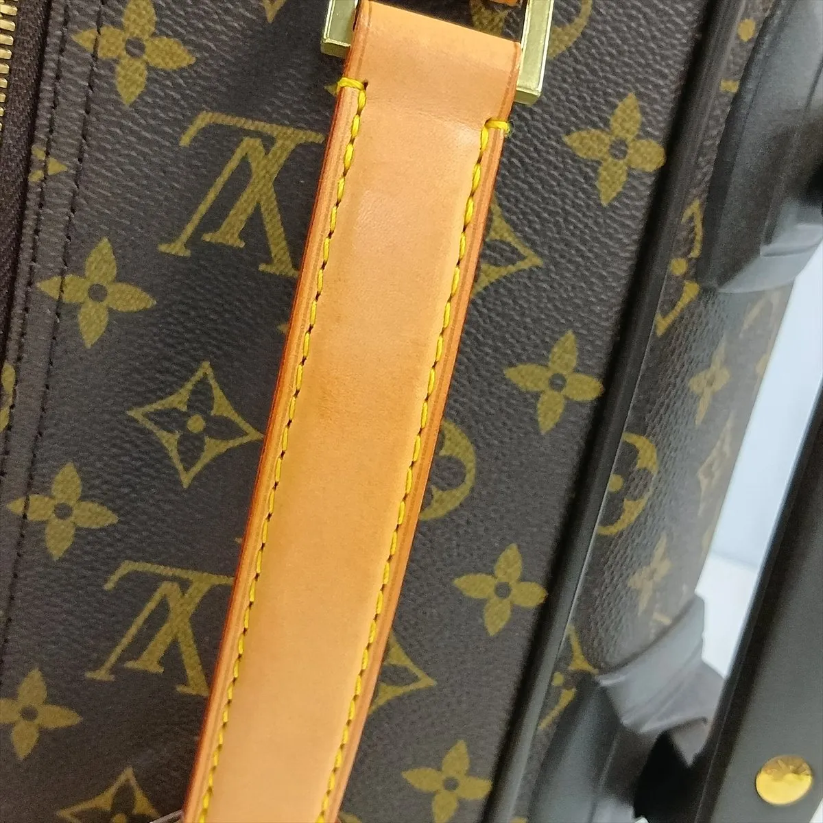 [Individually packaged] Louis Vuitton Monogram Trolley 50 Bosphore M23259 MB1016 Brown with initials — view 14