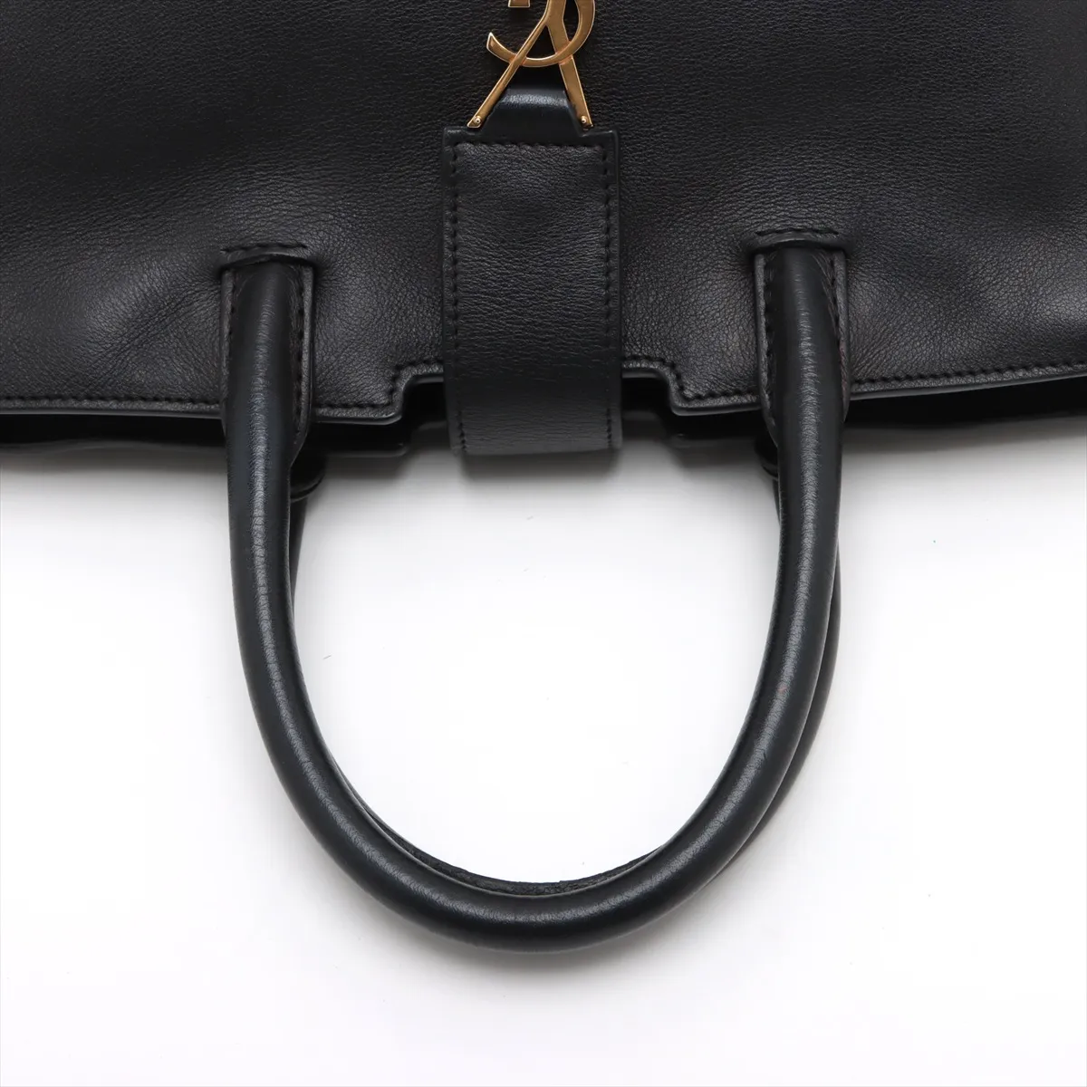 Downtown Cabas Leather x Harako 2WAY Handbag Black 436832 — view 5