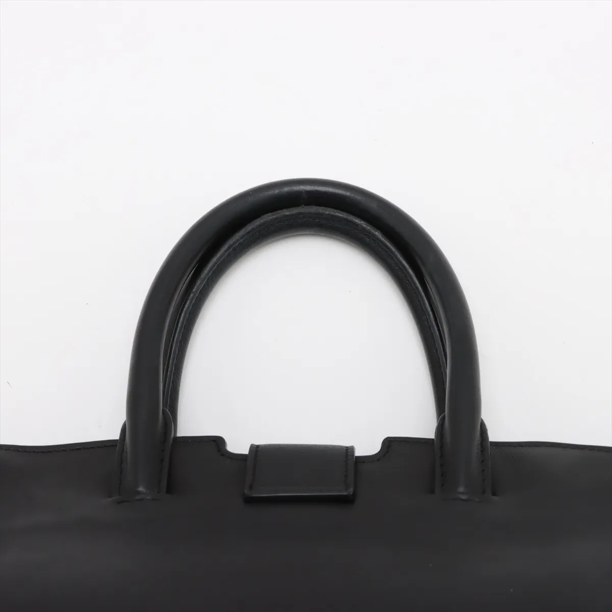 Downtown Cabas Leather x Harako 2WAY Handbag Black 436832 — view 6