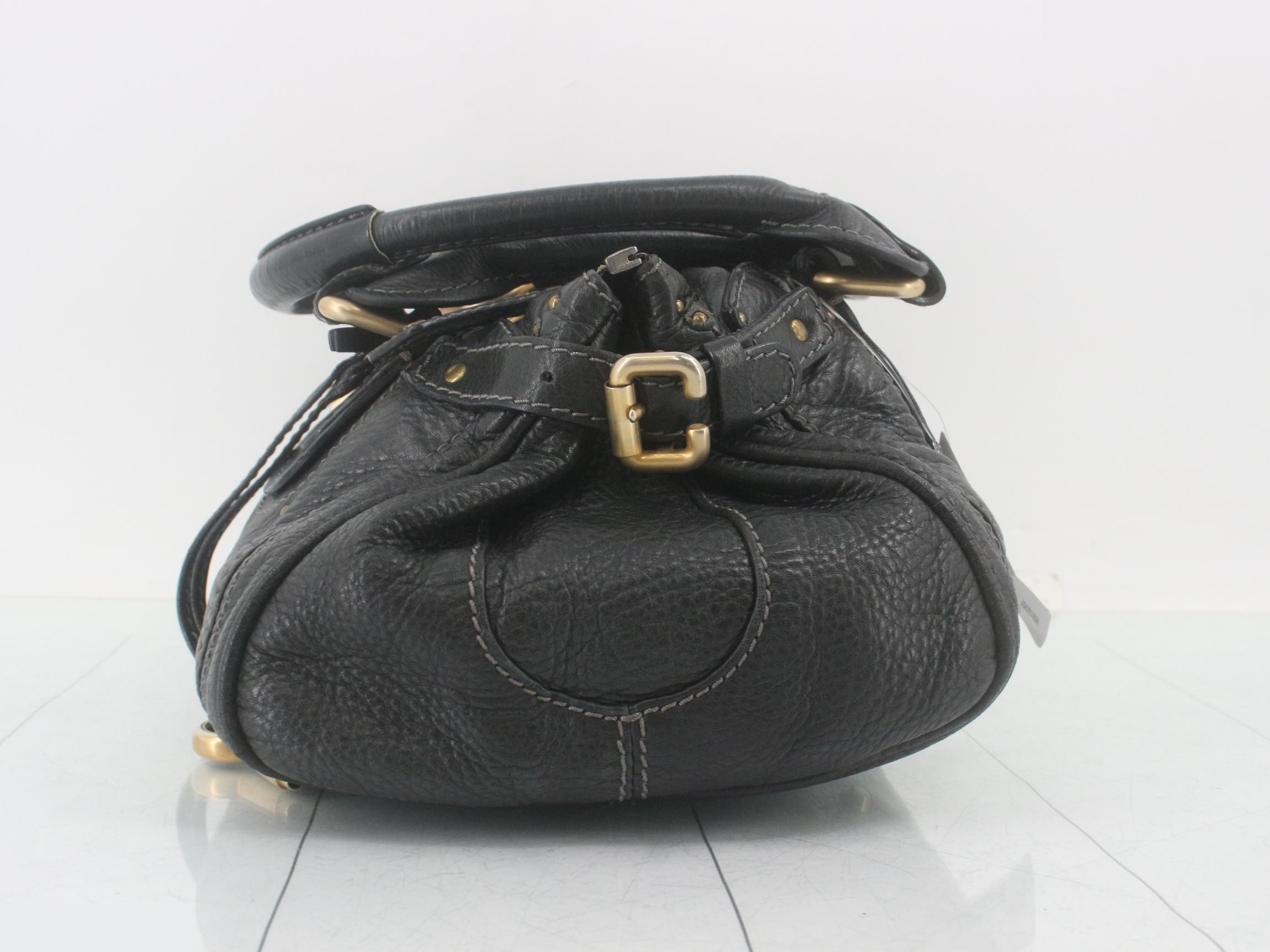 Paddington handbag, black and gold. — view 3
