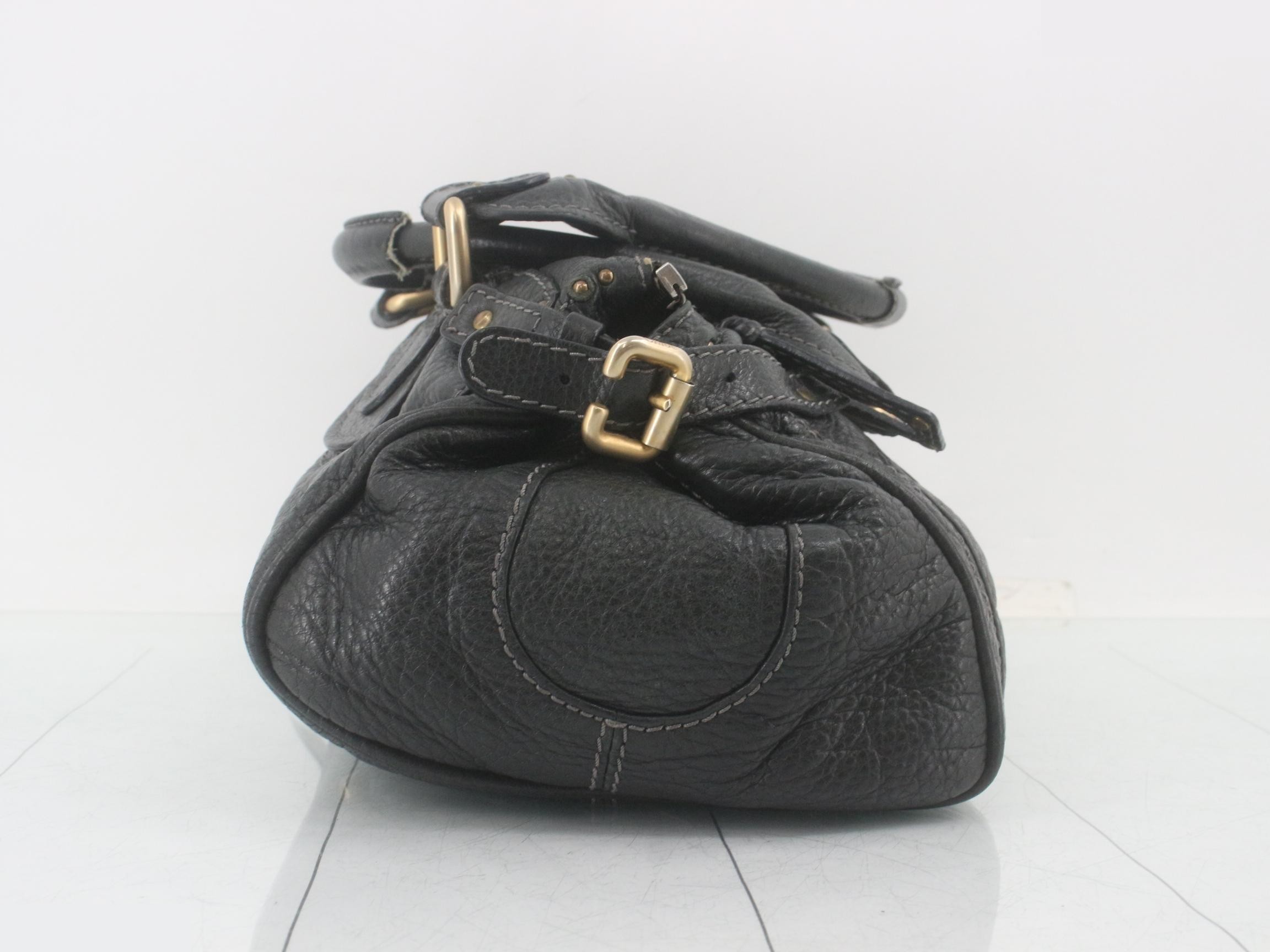 Paddington handbag, black and gold. — view 4