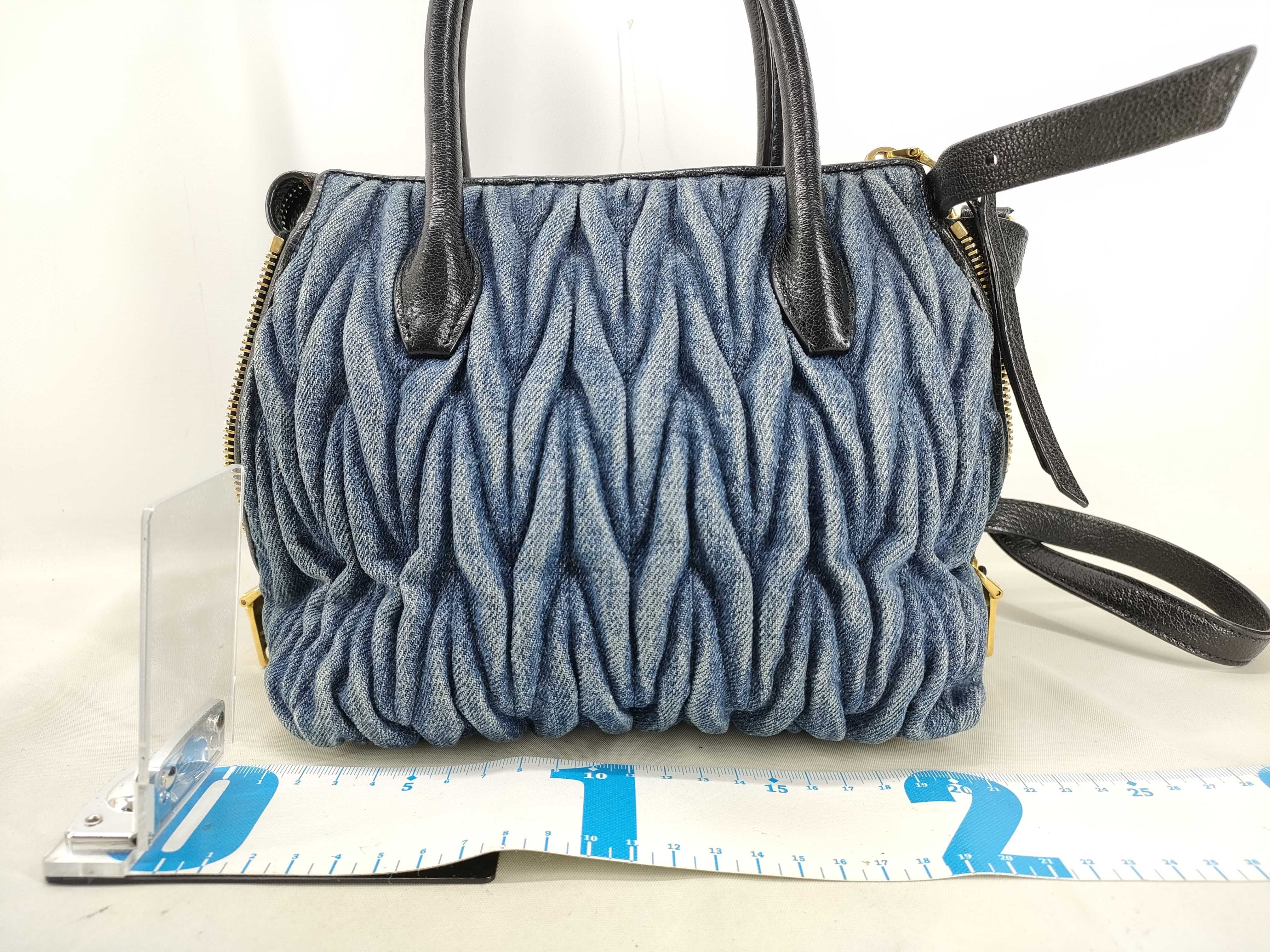 denim Matelassé 2-way handbag — view 2