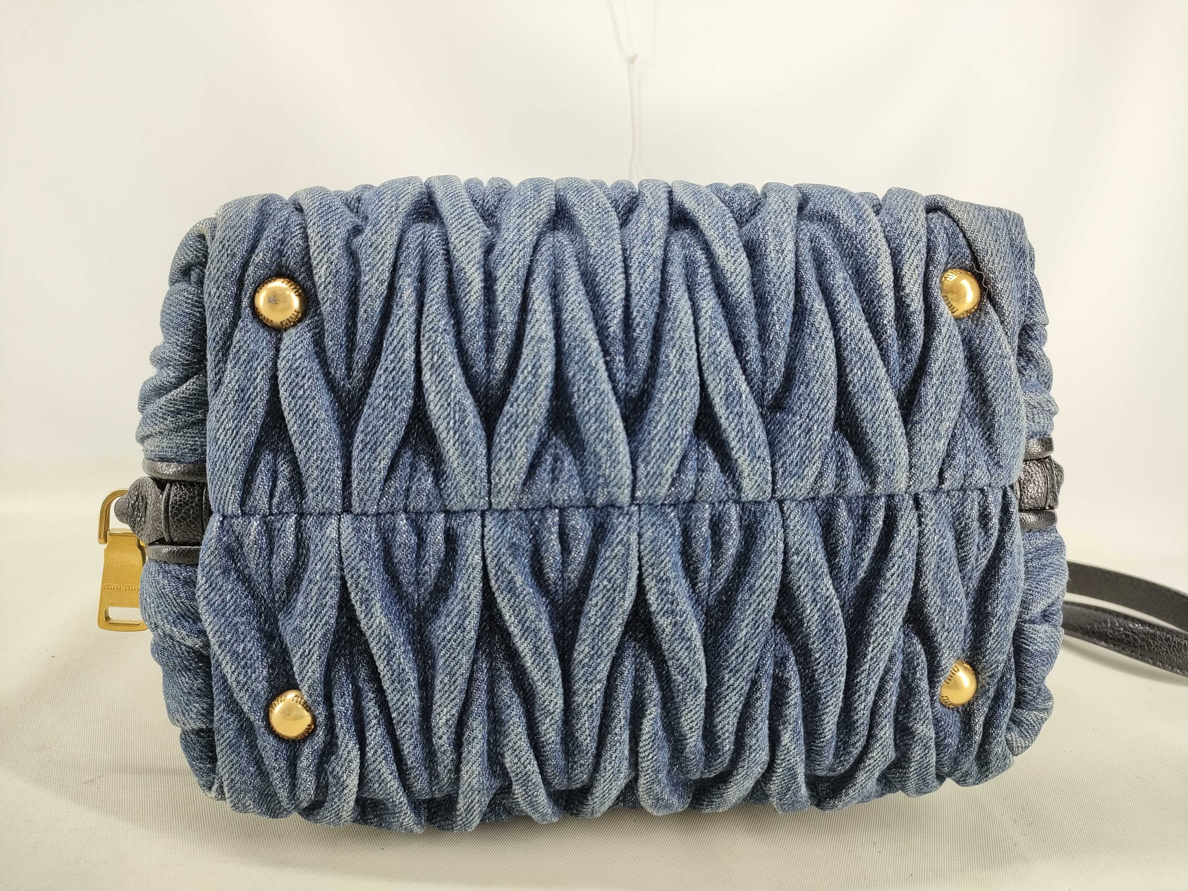 denim Matelassé 2-way handbag — view 3