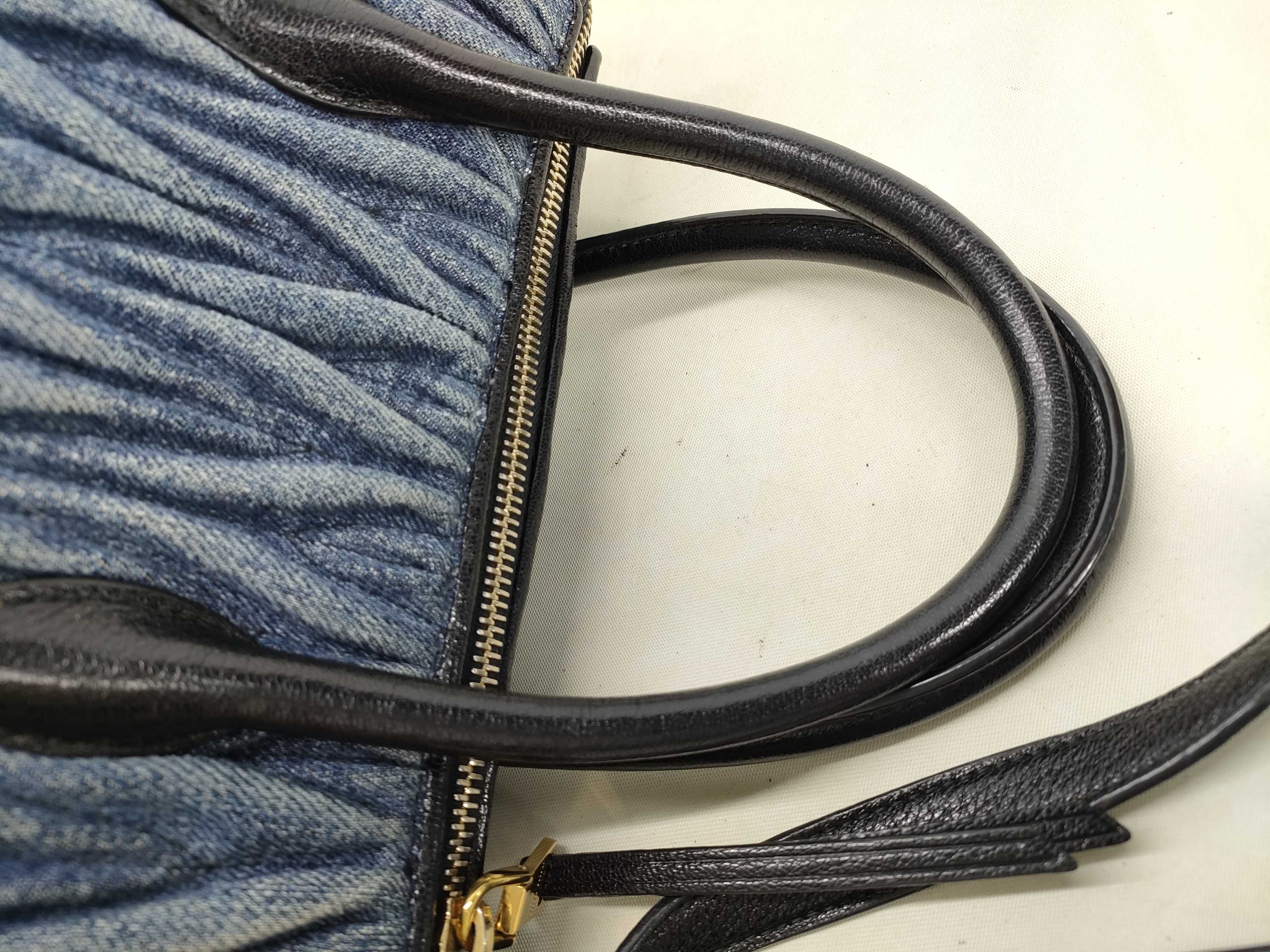 denim Matelassé 2-way handbag — view 5