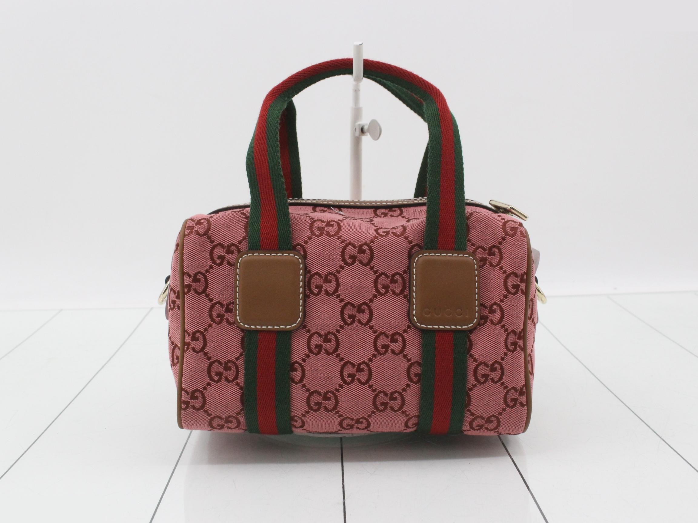 Unused 2-way Boston bag, GG canvas — view 2