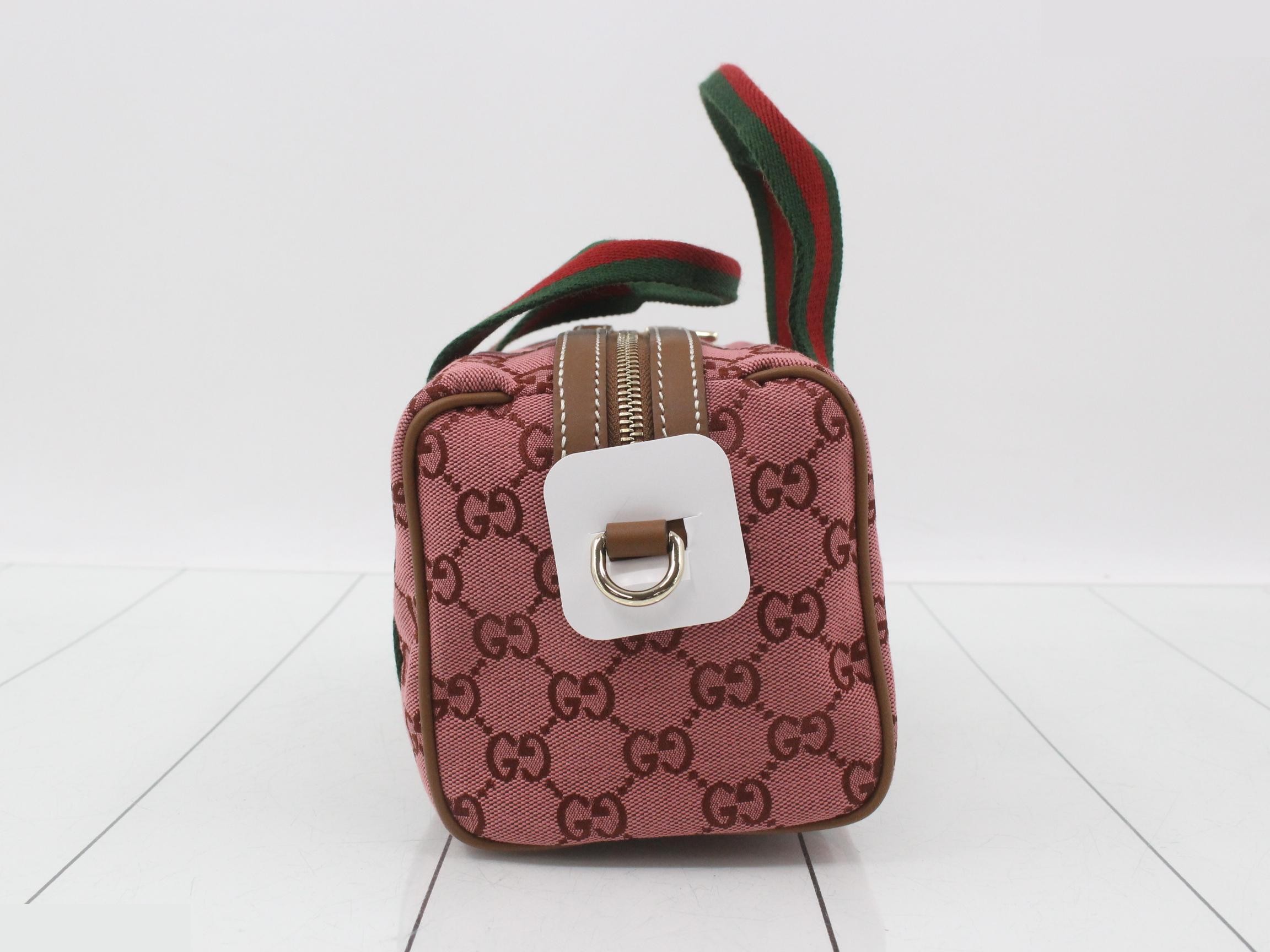 Unused 2-way Boston bag, GG canvas — view 3