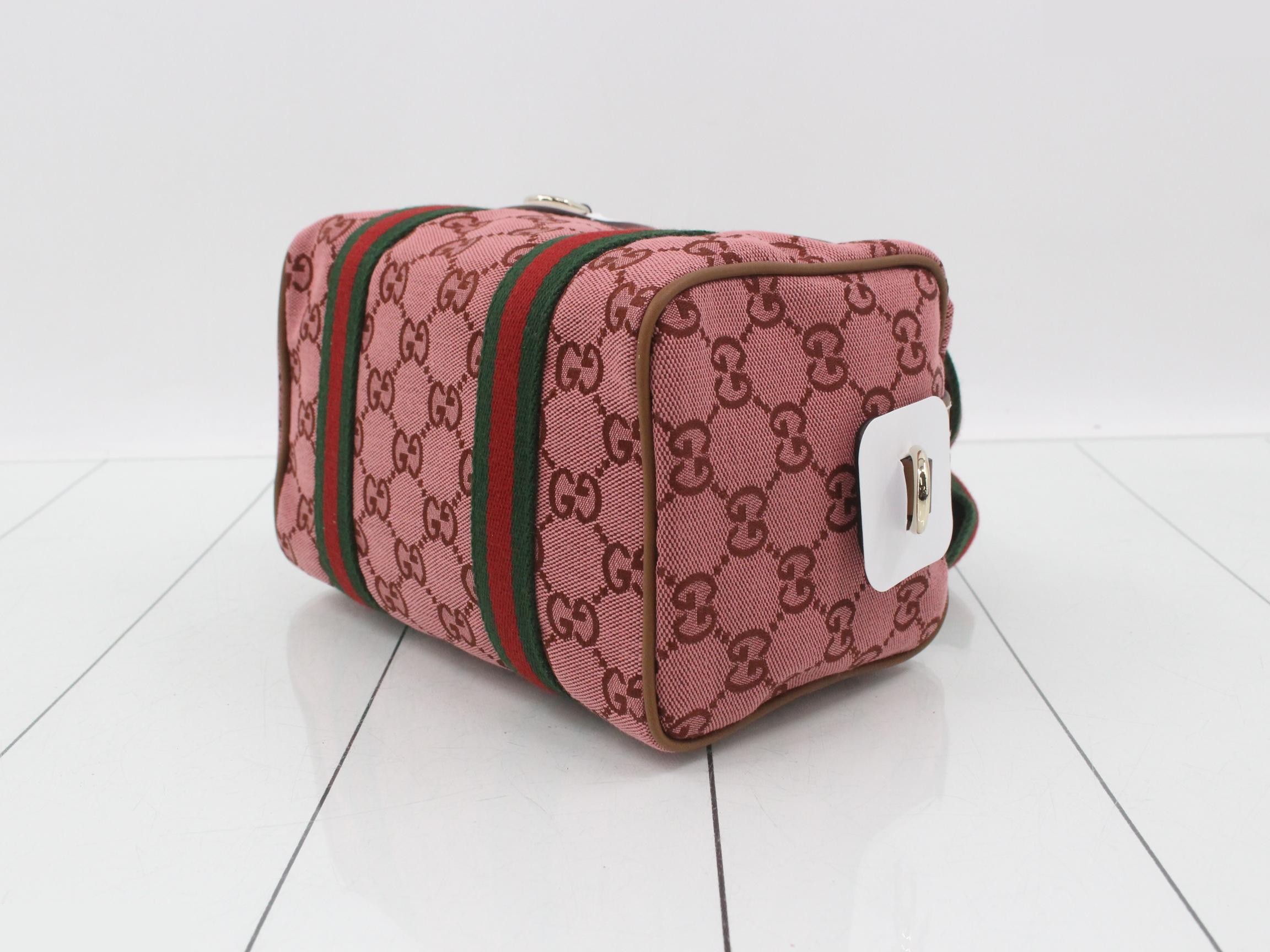 Unused 2-way Boston bag, GG canvas — view 6