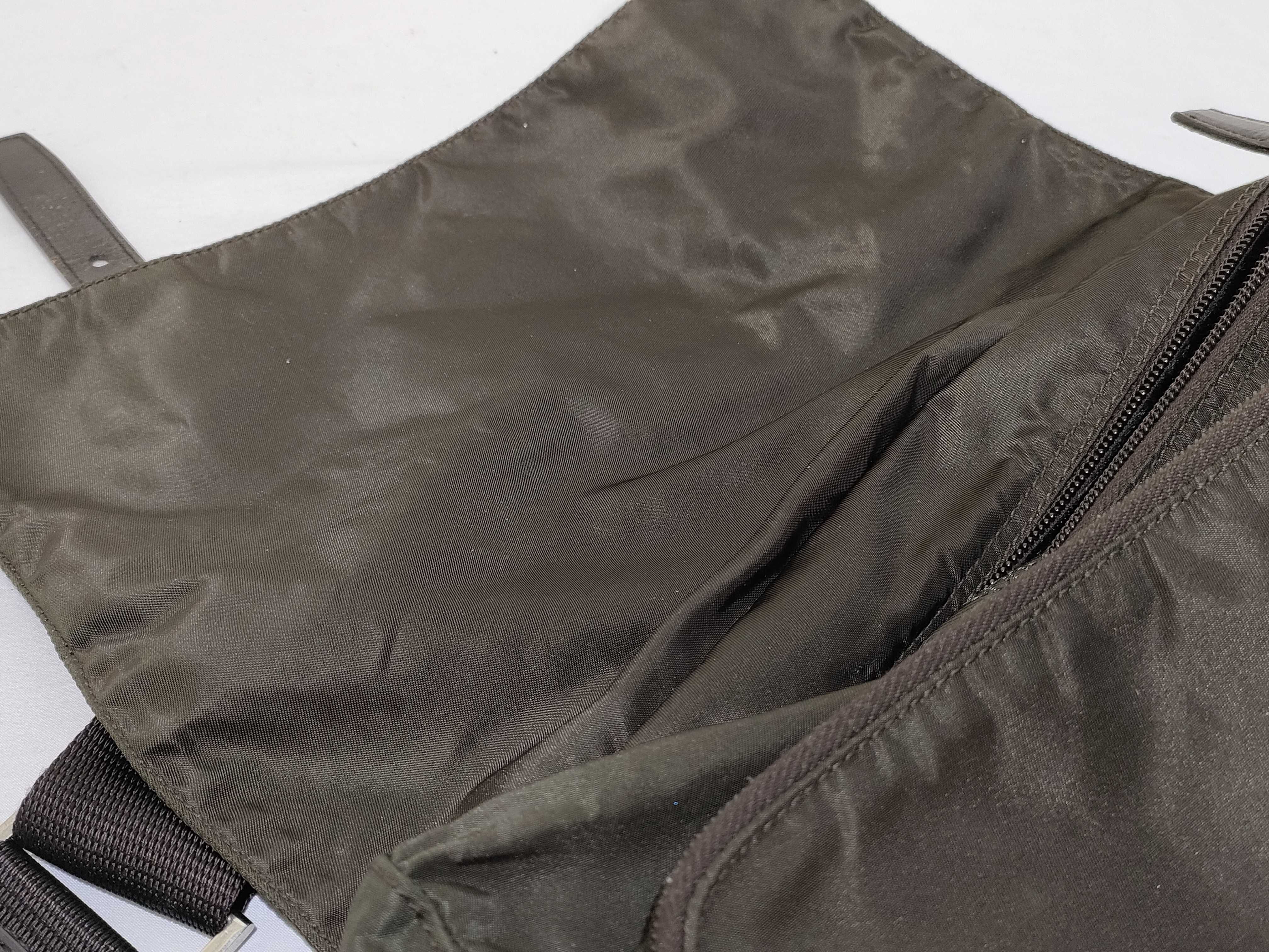 Nylon Shoulder Bag, Khaki Messenger Shoulder Bag — view 12