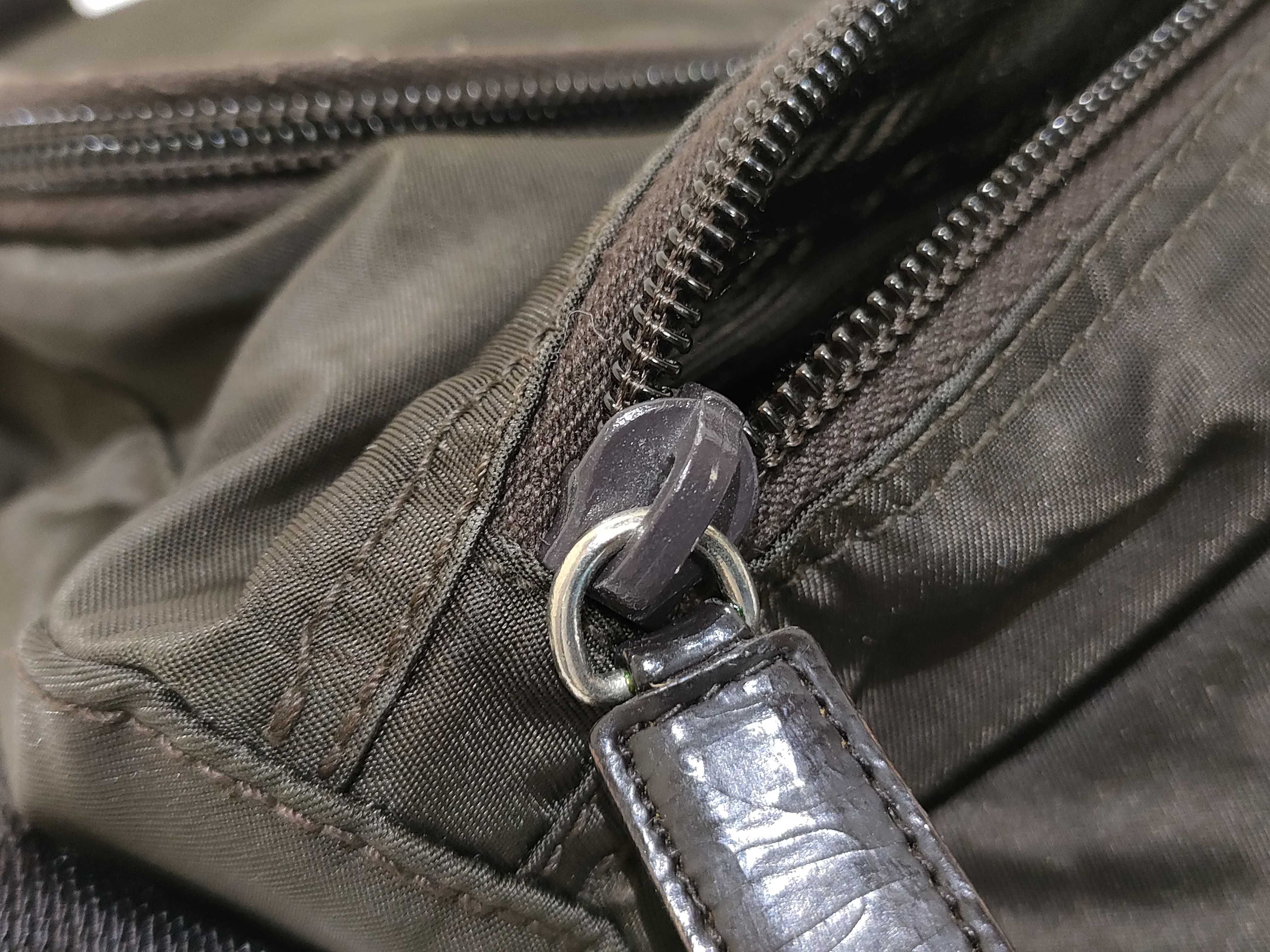 Nylon Shoulder Bag, Khaki Messenger Shoulder Bag — view 14
