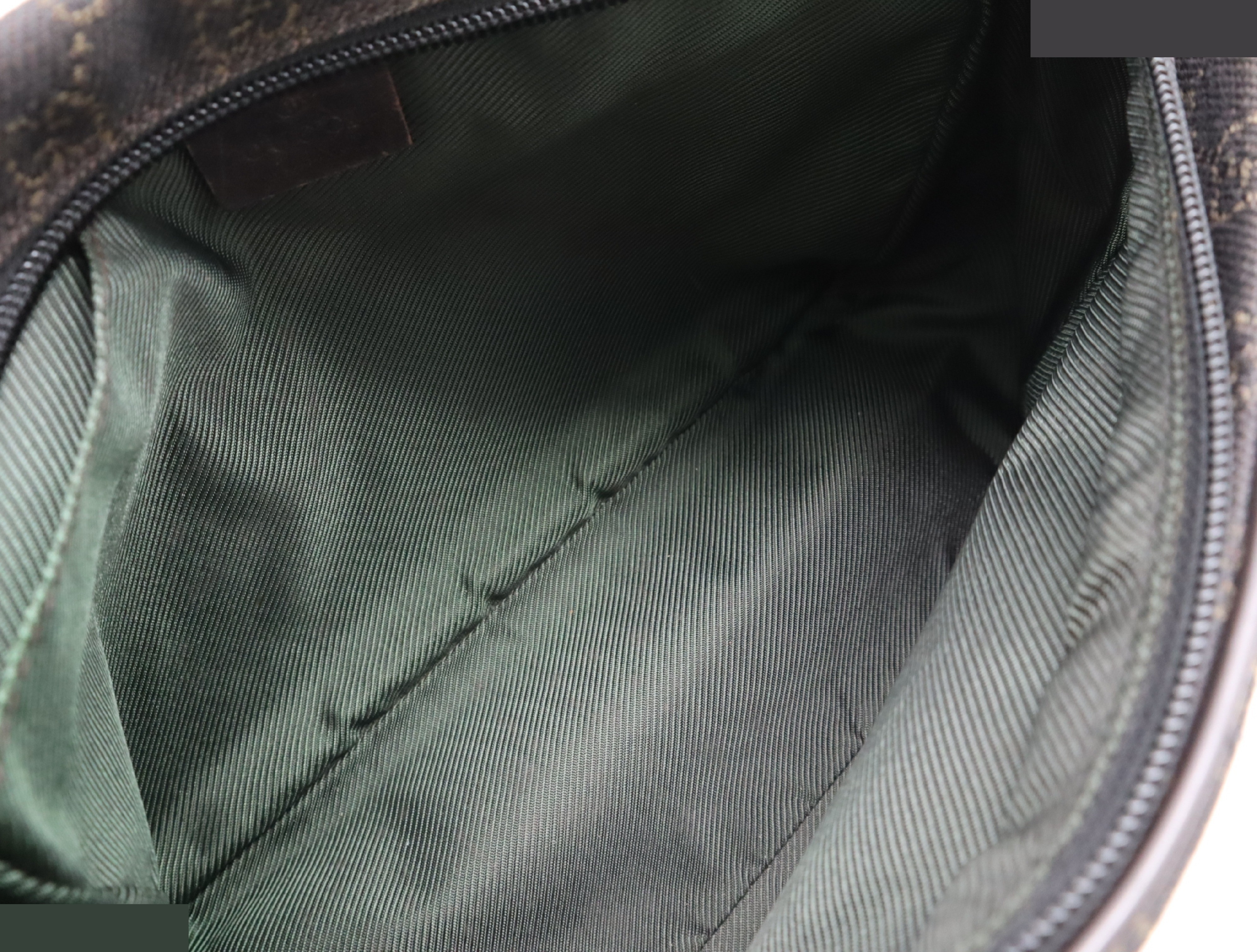 GG canvas shoulder bag brown SV metal fittings — view 11