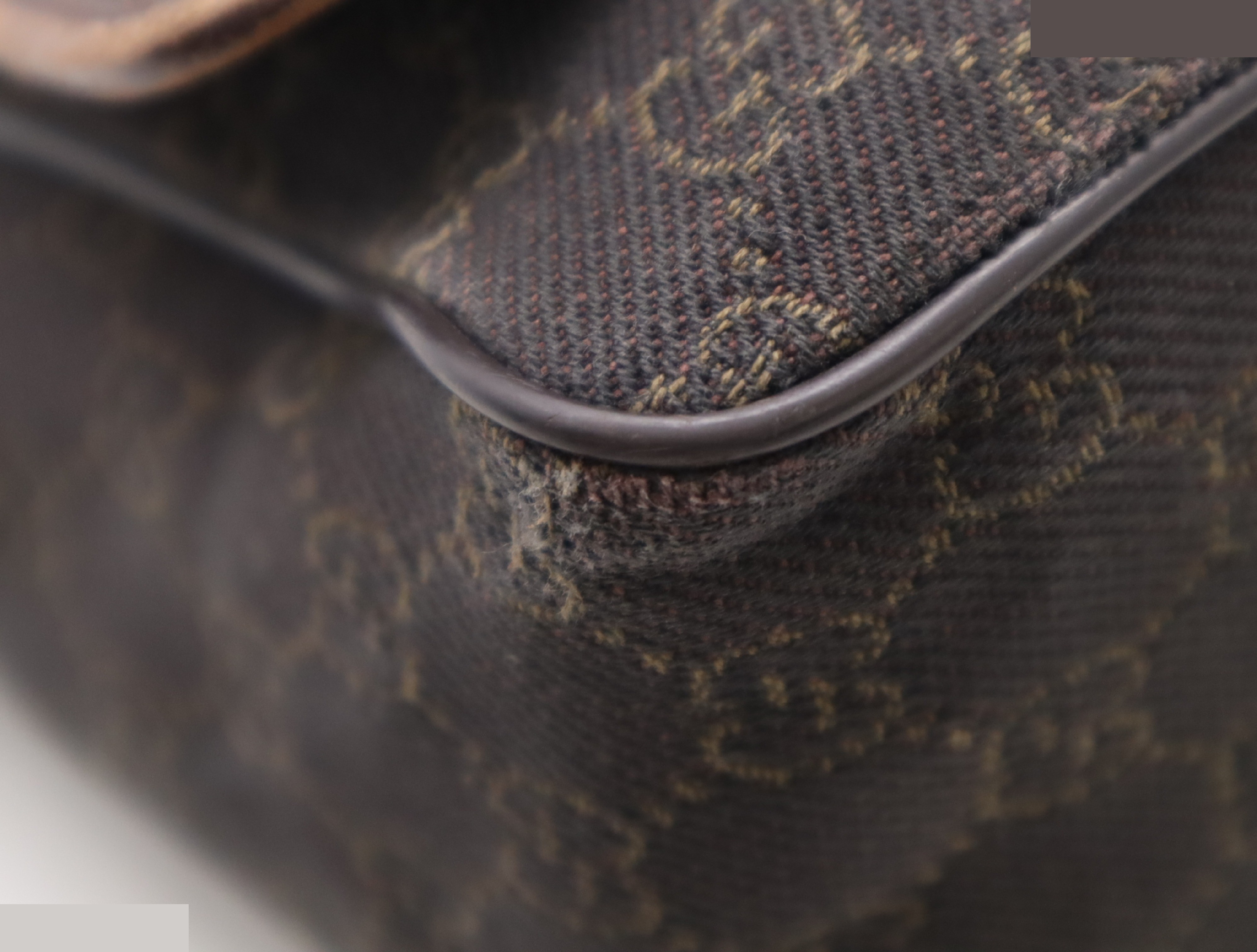 GG canvas shoulder bag brown SV metal fittings — view 5