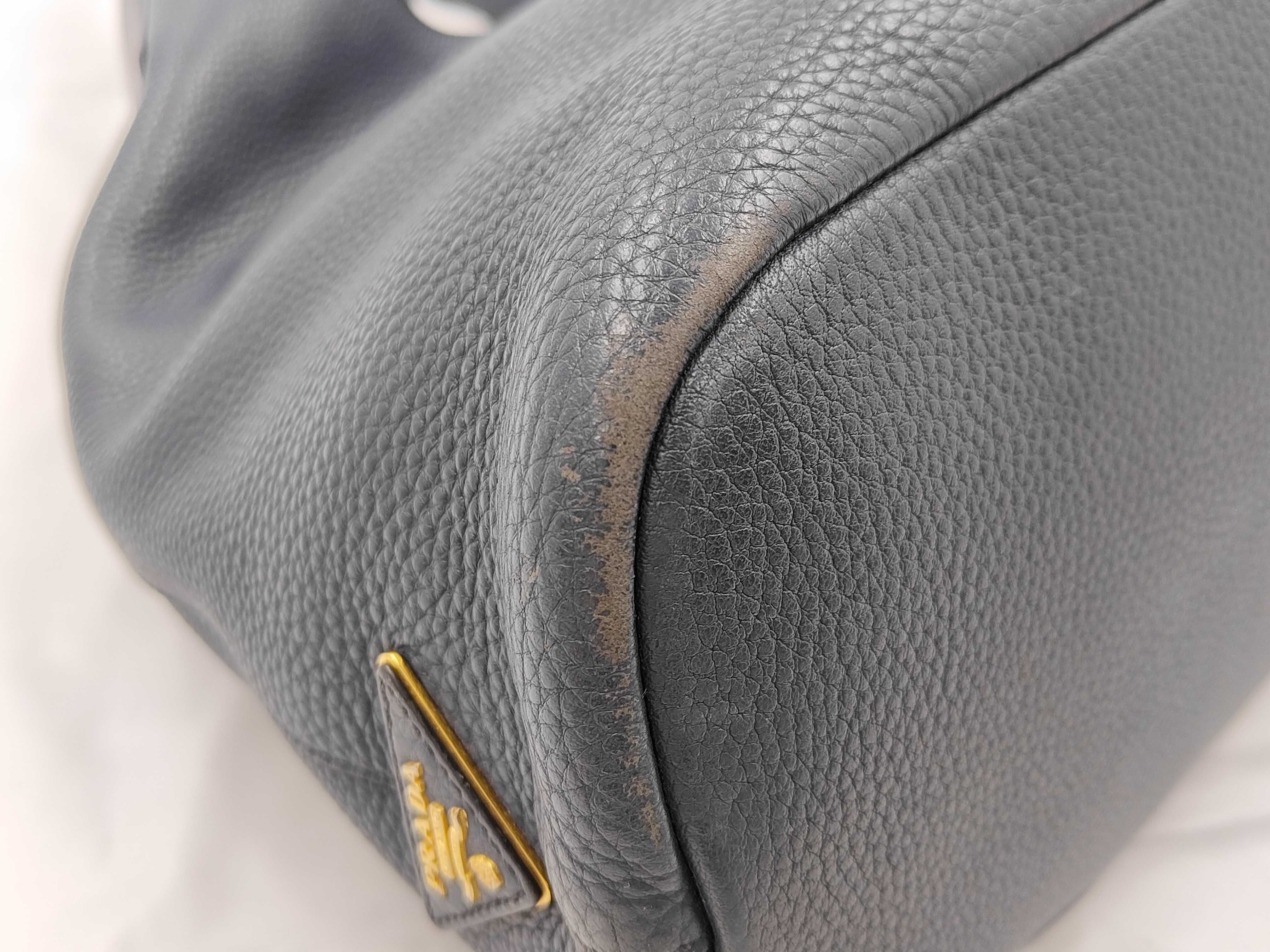 Vitello Phoenix Triangle Logo One-Shoulder Bag — view 5