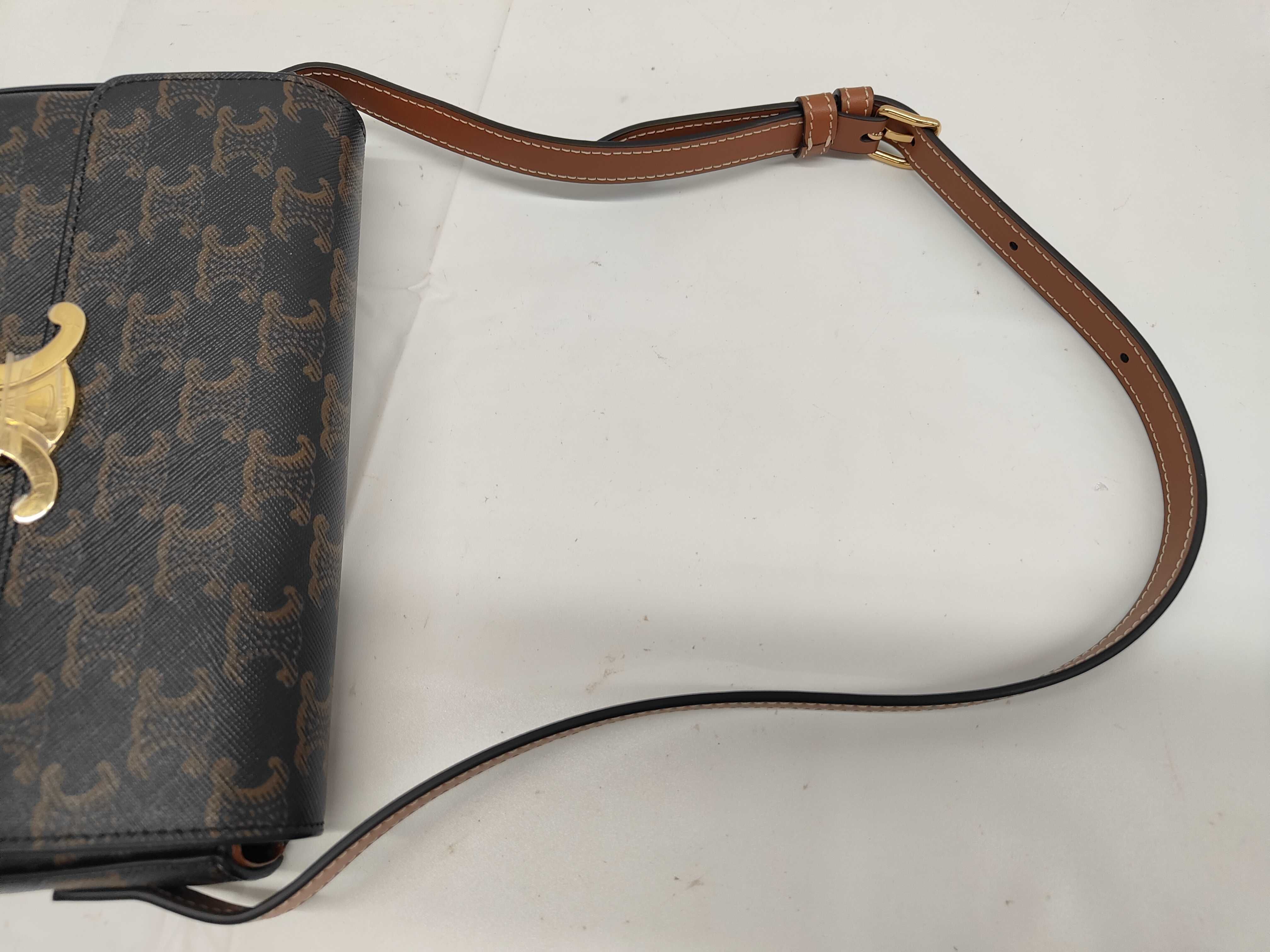 Triomphe 2-Way Box Bag Shoulder Bag — view 5