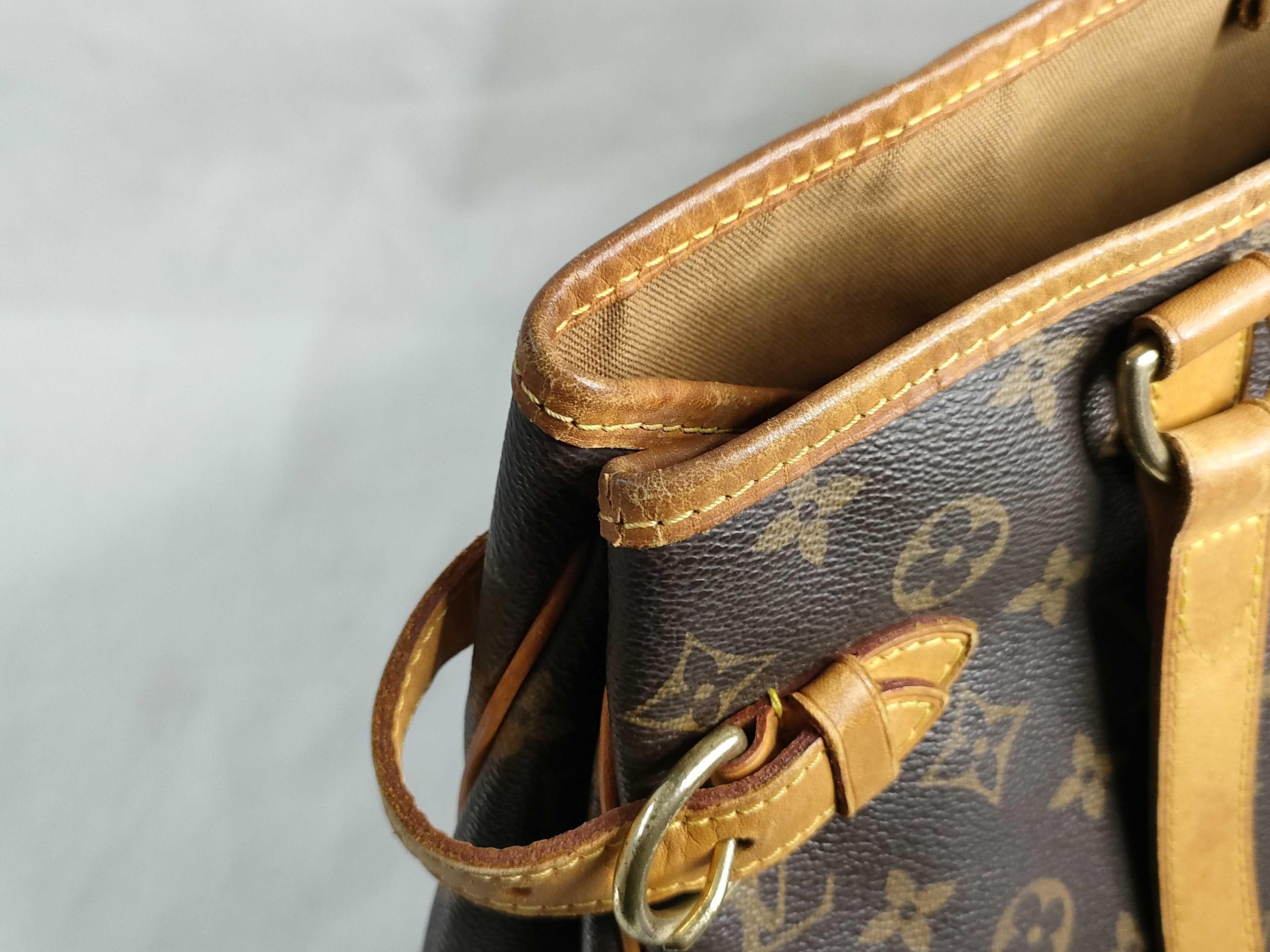 Monogram Louis Vuitton Monogram Batignolles Shoulder Bag — view 12
