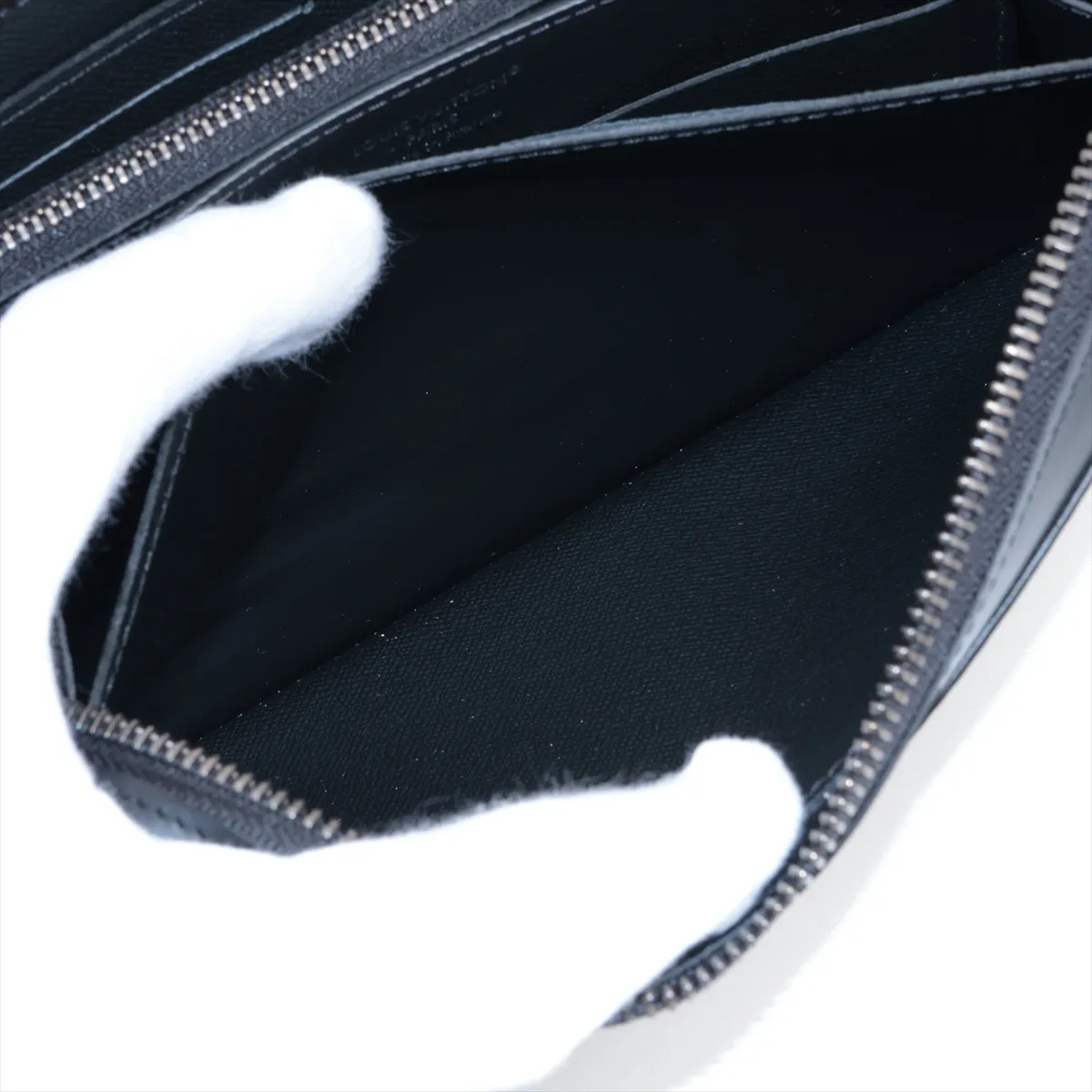 Monogram Eclipse Zippy XL M61698 Black Round Zip Wallet RFID Reactive — view 9