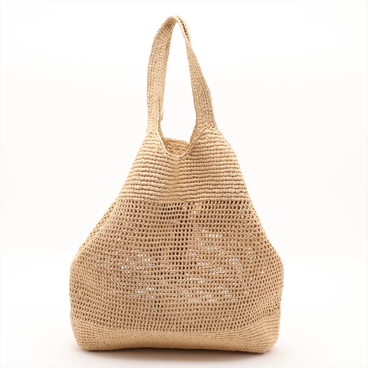 Icare Raffia Tote Bag, Beige, 772191 — view 2