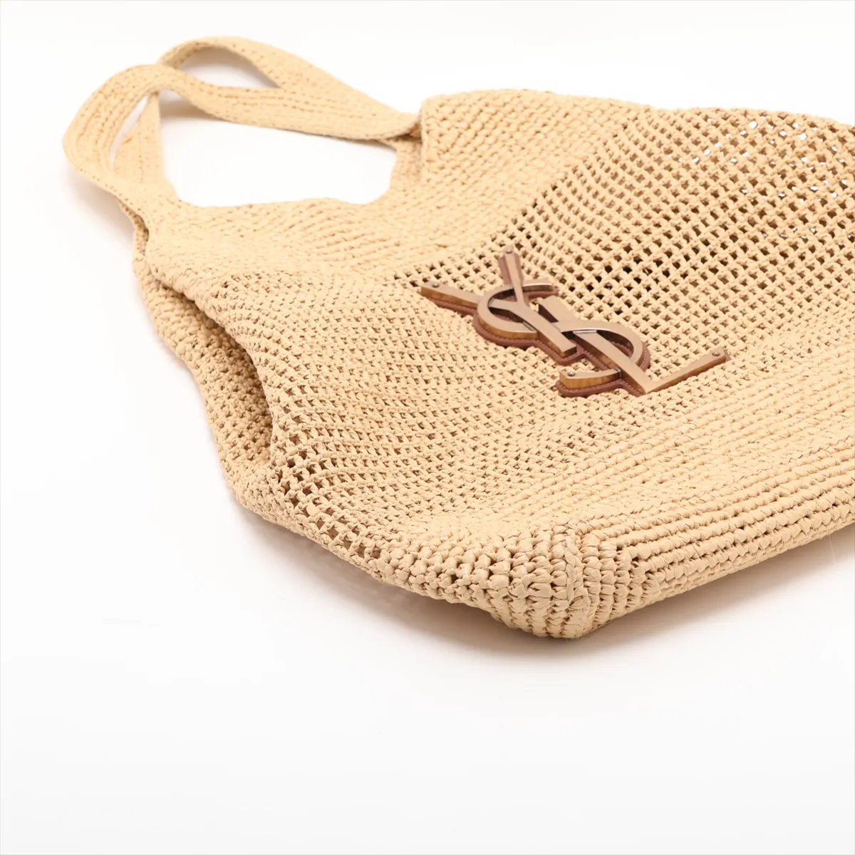 Icare Raffia Tote Bag, Beige, 772191 — view 4