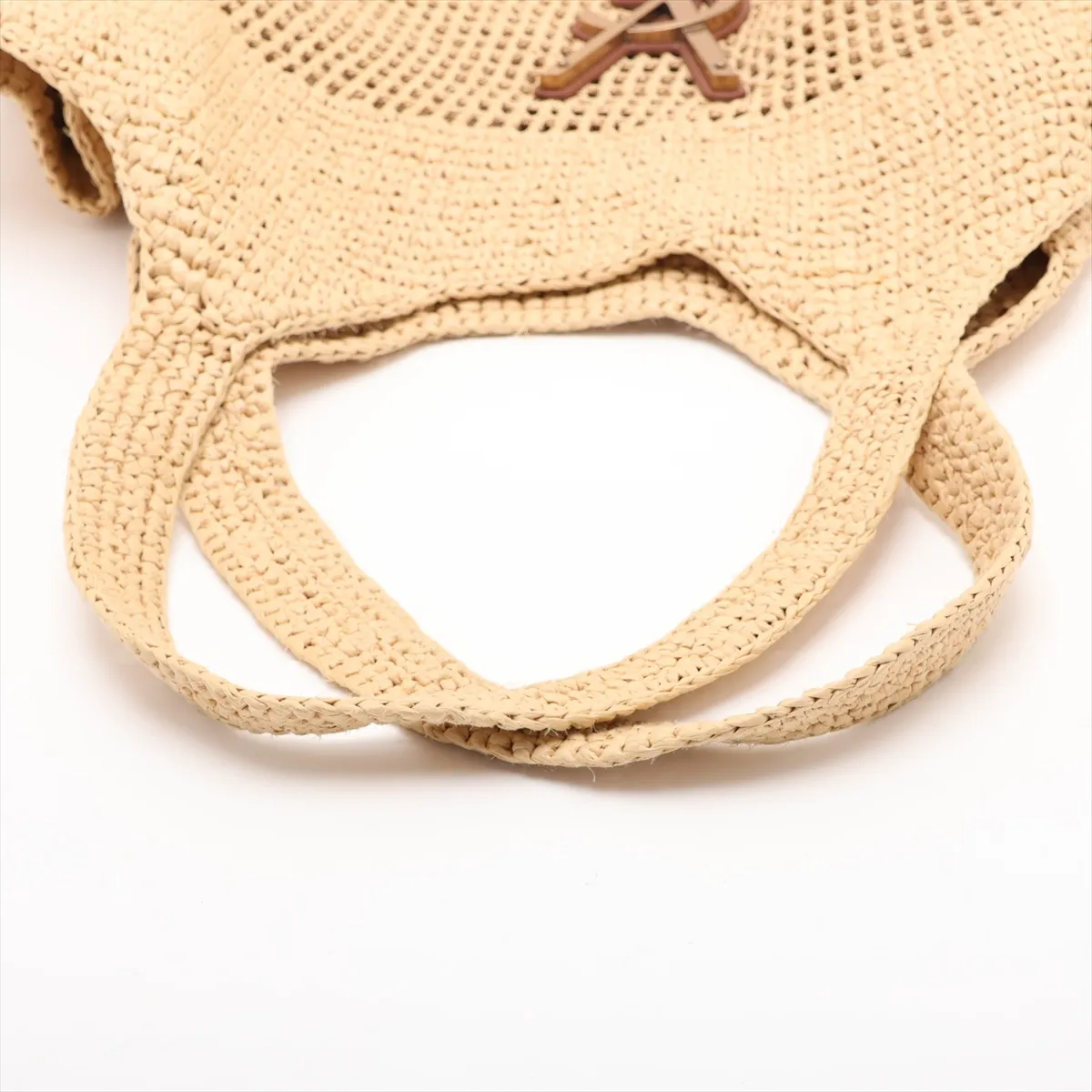 Icare Raffia Tote Bag, Beige, 772191 — view 5