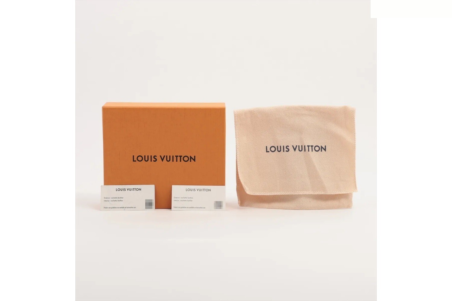 Taurillon Leather LV Vertical Wallet Compact — view 10